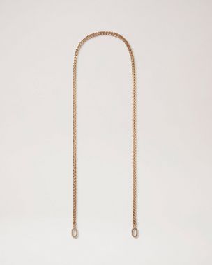 Mulberry Flat Chain Strap - New Silver