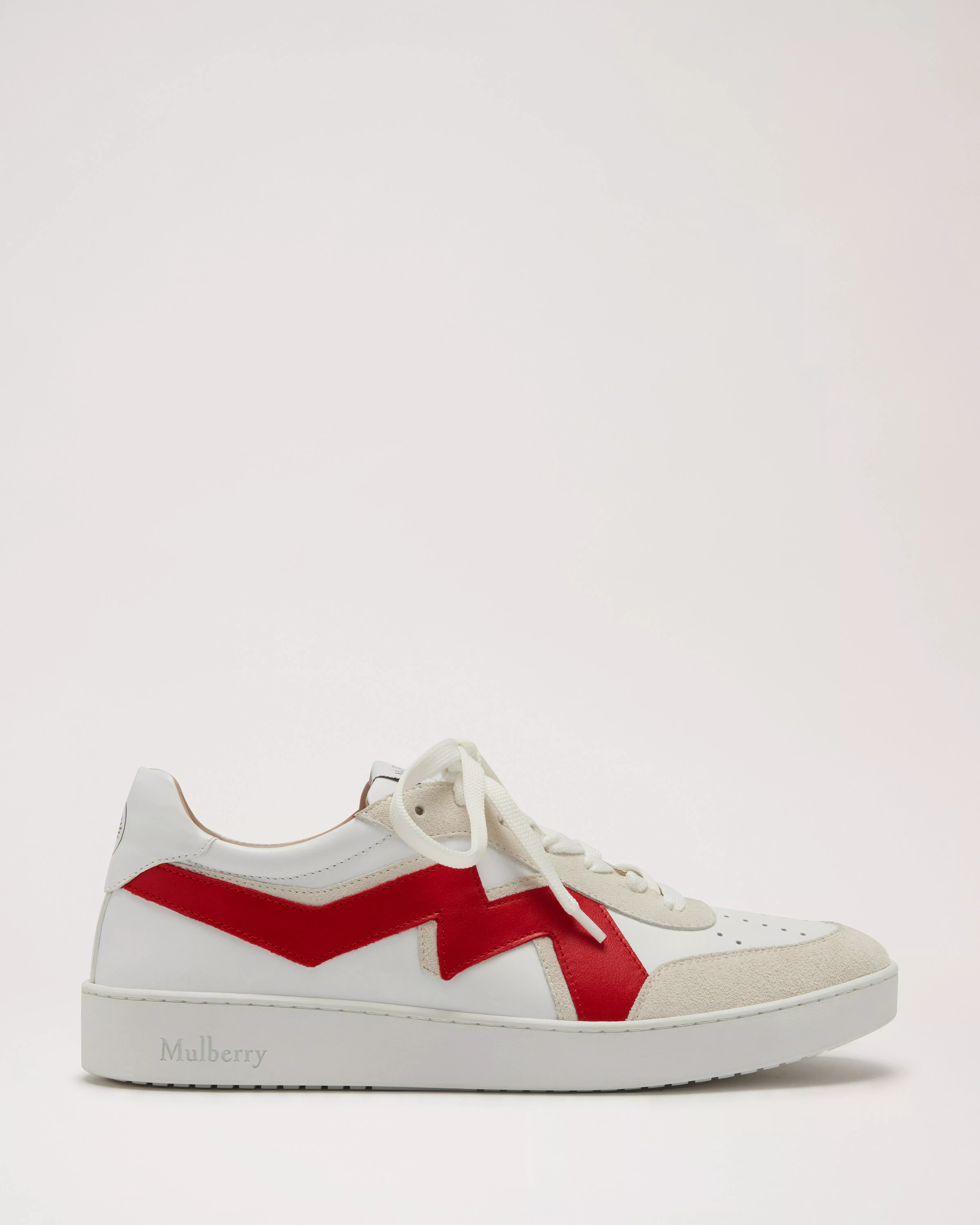 sneakers white red
