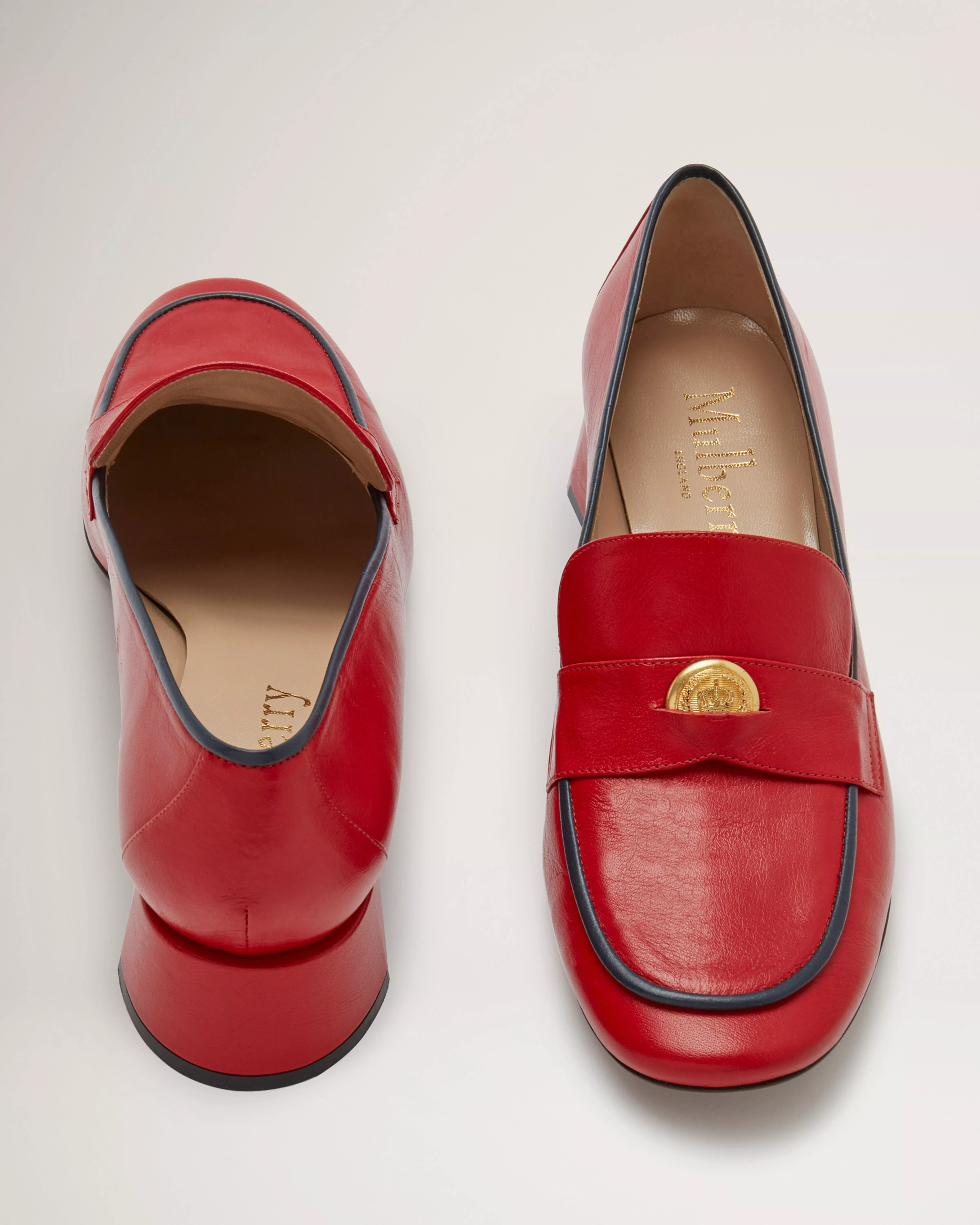 Shiny penny loafers Clearance