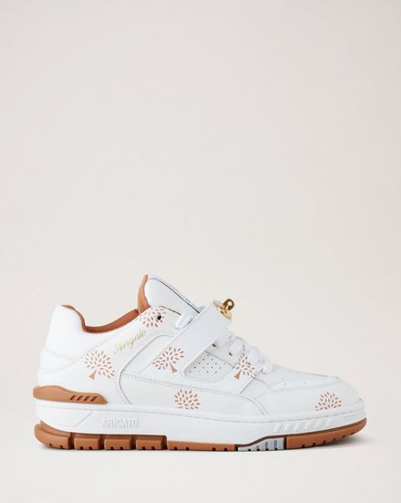 Axel Arigato for Mulberry Area Lo Trainers - Men's | White & Brown ...