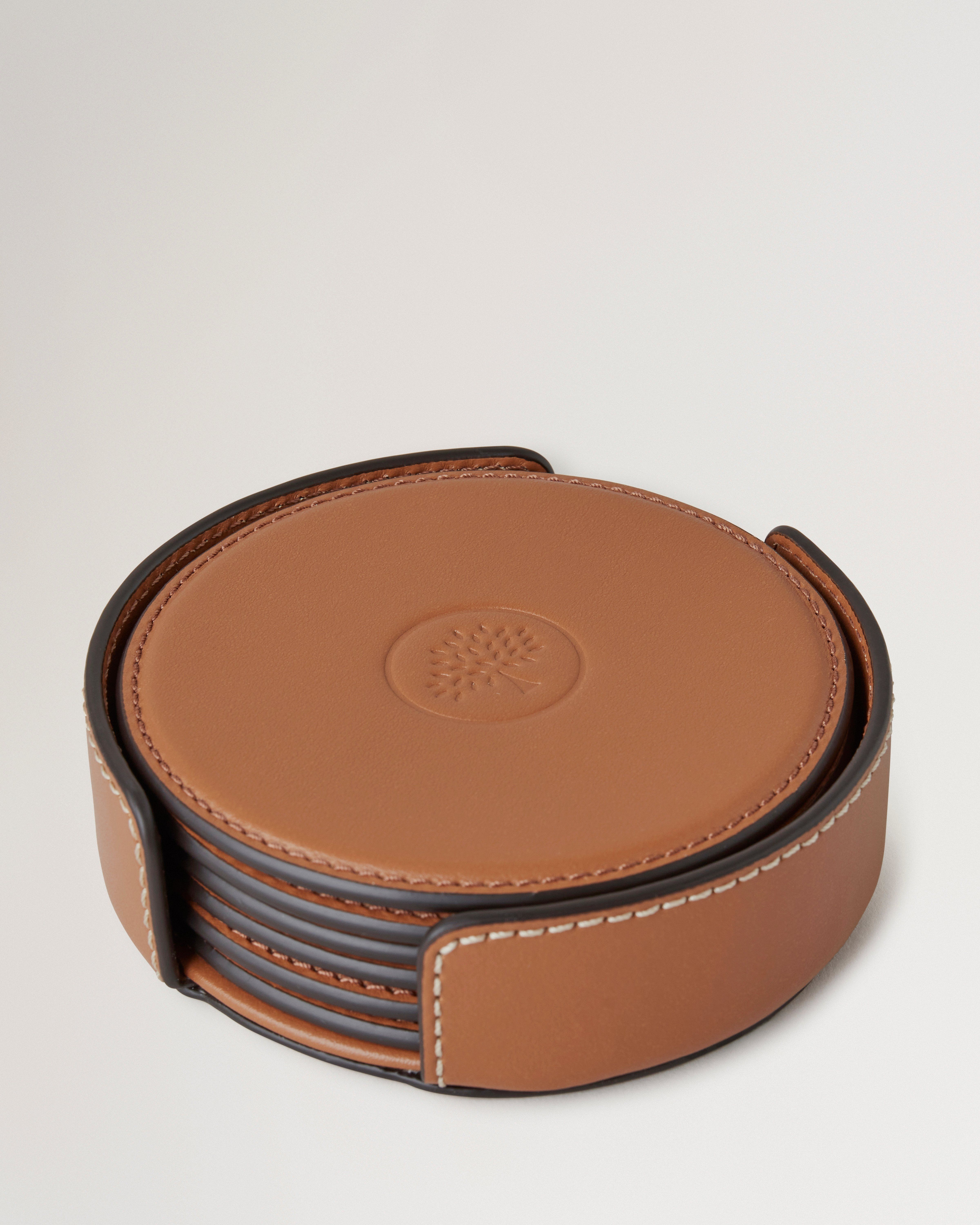 Leather Coaster Set