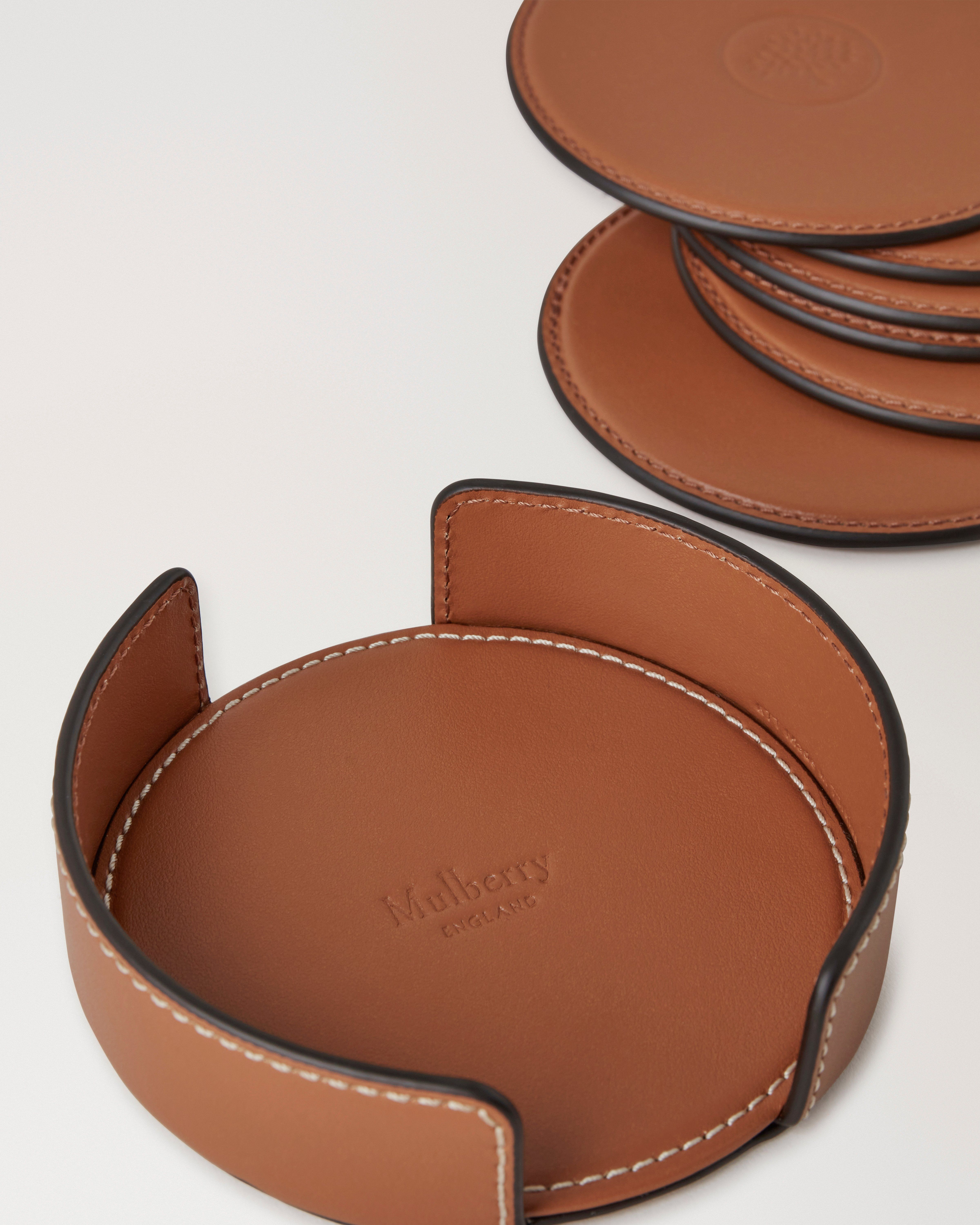 Leather Coaster Set