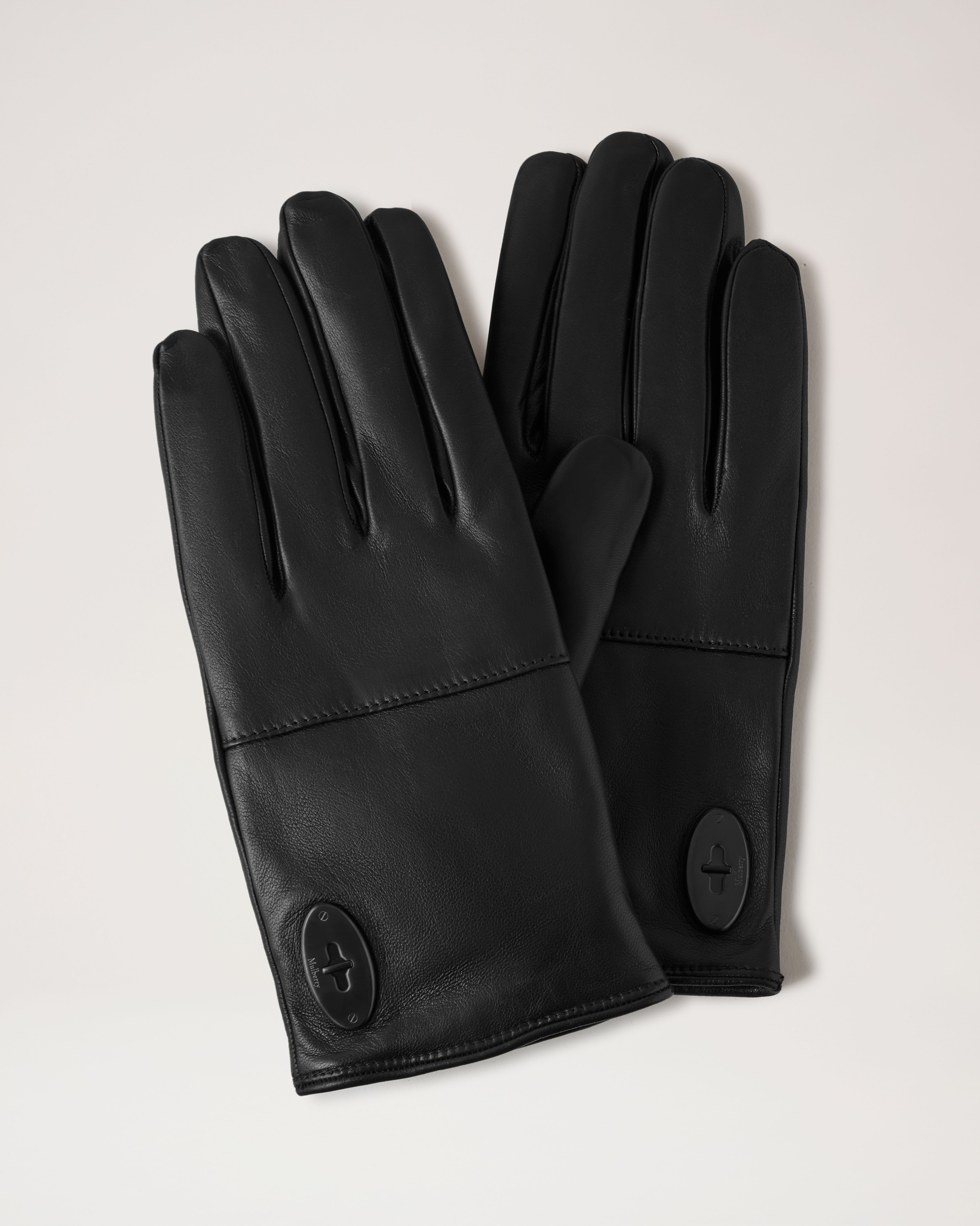 Mens Touchscreen Leather Gloves