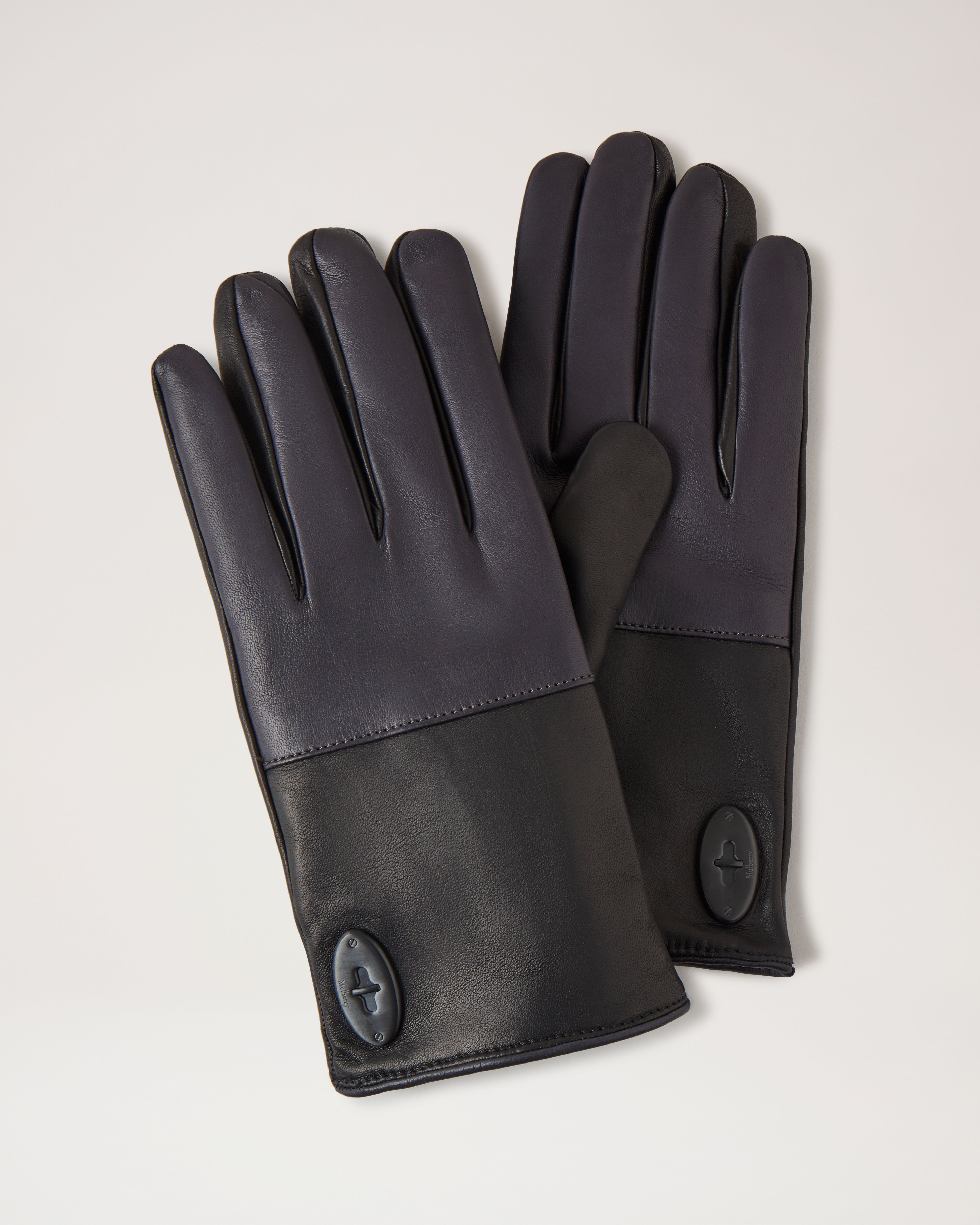 Mens Touchscreen Leather Gloves