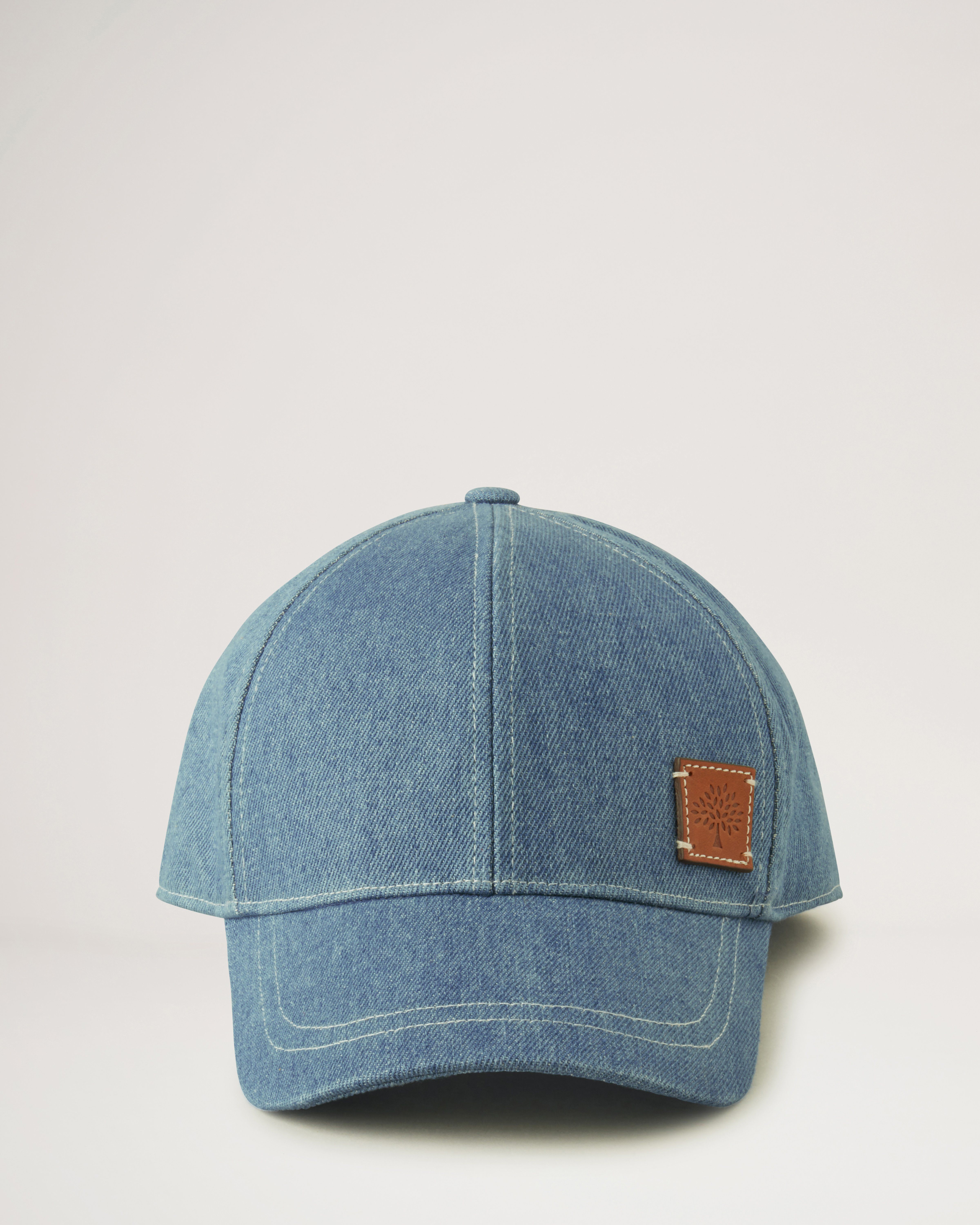 Denim baseball cap