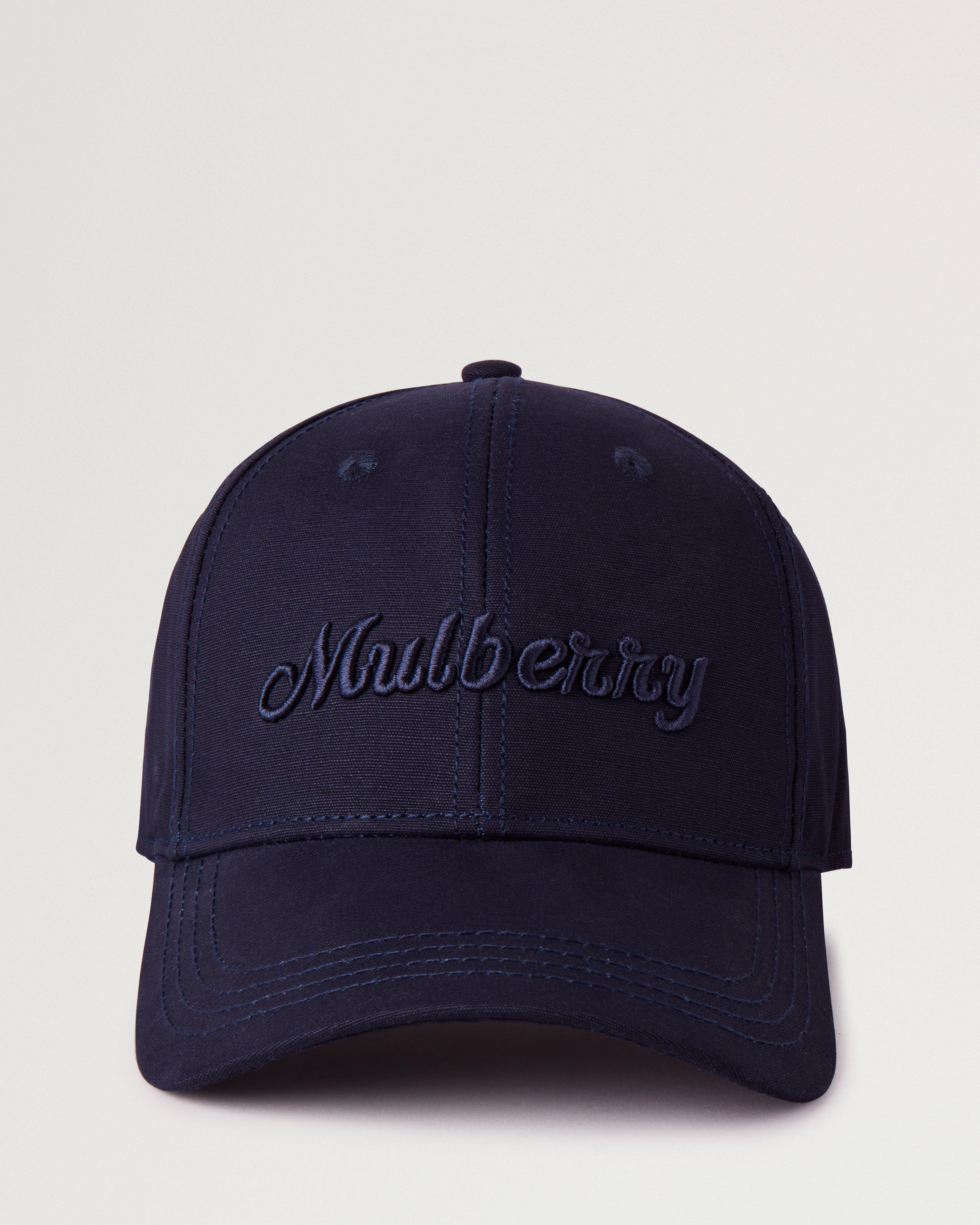Mulberry baseball cap ? Unisex Mulberry | Logo Embroidered Baseball Cap | Linen Green Cotton main image 4