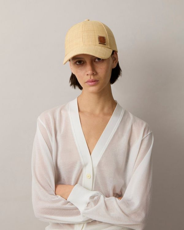 Raffia Baseball Cap