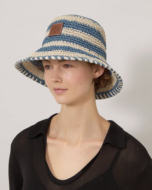 帽子 STABRIDGE PAPER CORD BUCKET HAT IVORY CAP / HAT - the Apartment