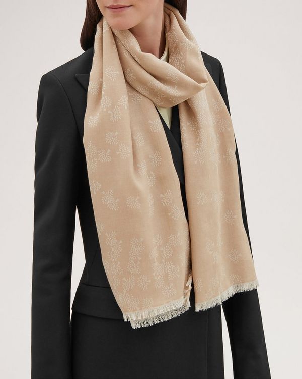 Louis Vuitton Womens Lightweight Scarves & Shawls, Beige