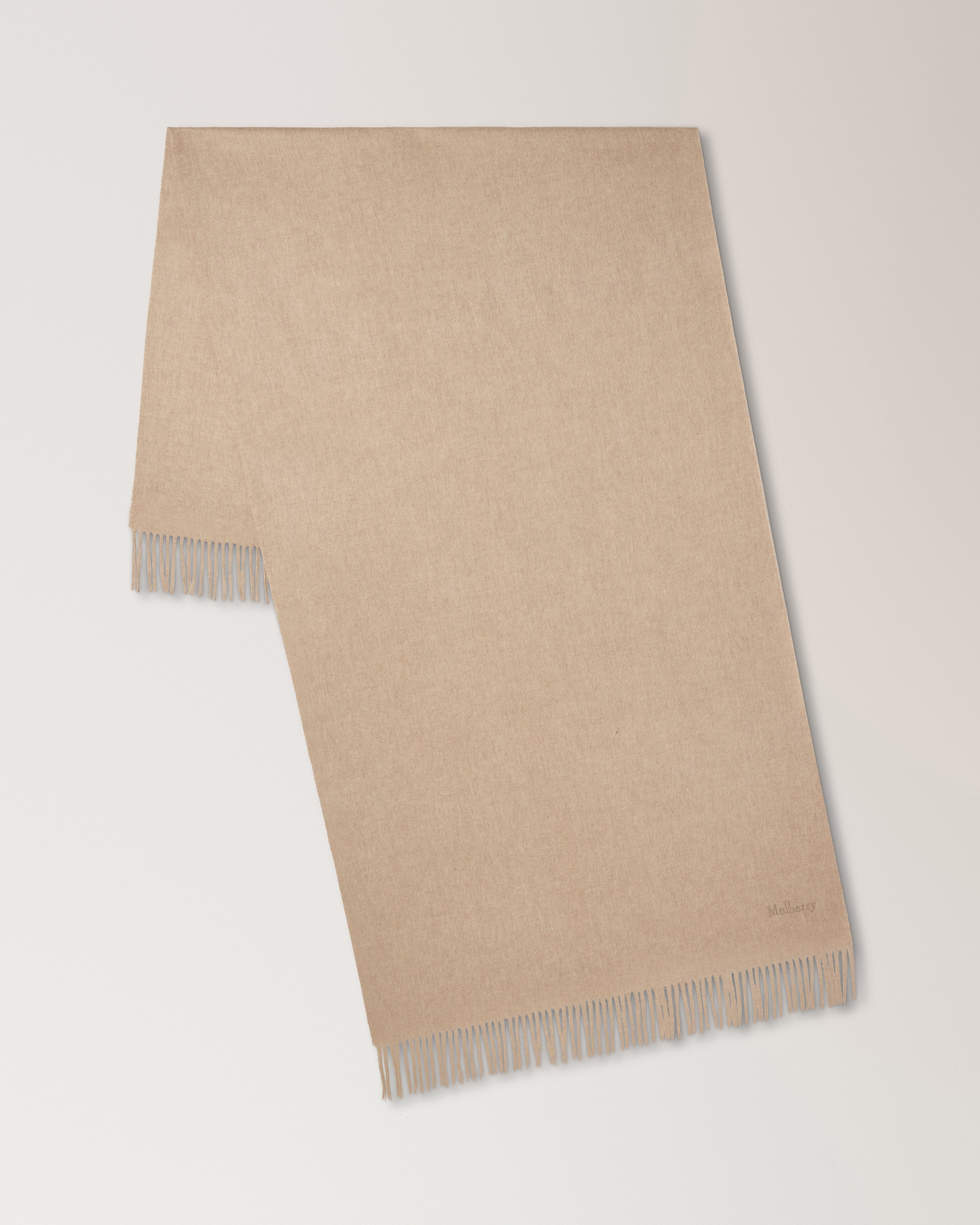 Solid Merino Wool Scarf