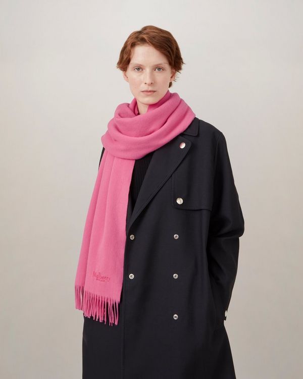 Solid Merino Wool Scarf