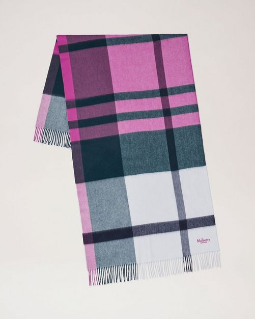 Burberry check merino wool clearance scarf sale