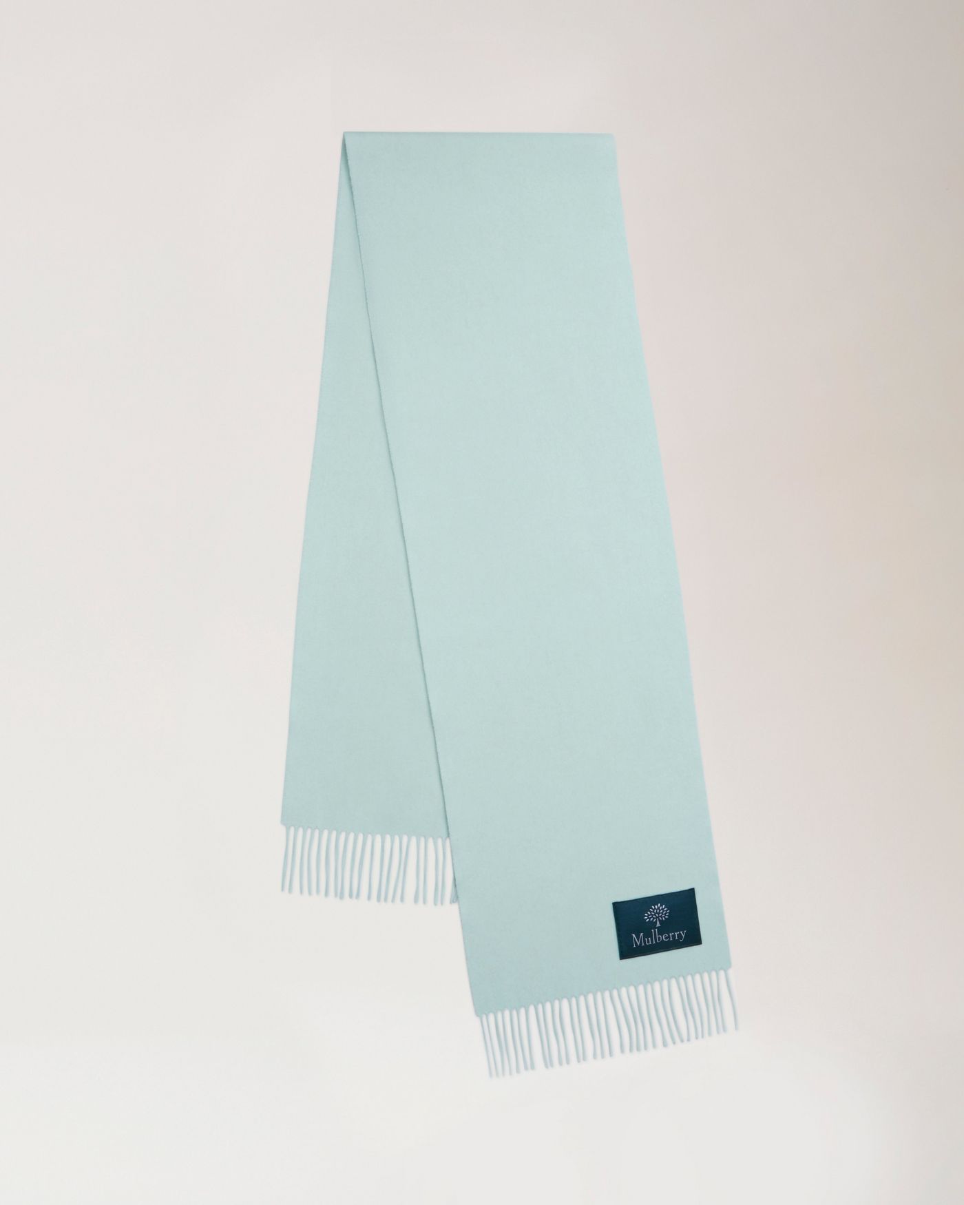 Small Solid Merino Wool Scarf Bright Oak Merino Wool