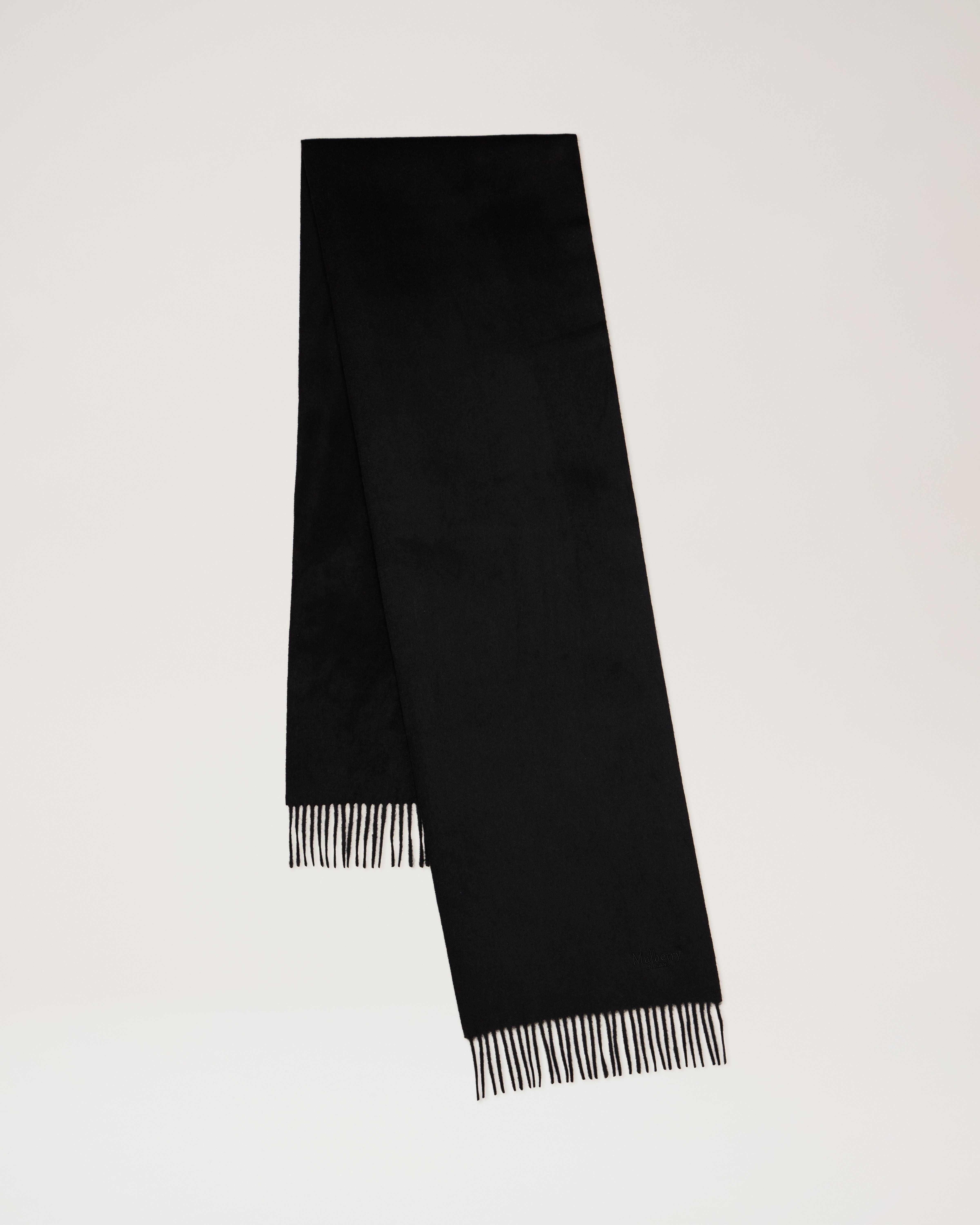 Small Solid Merino Wool Scarf