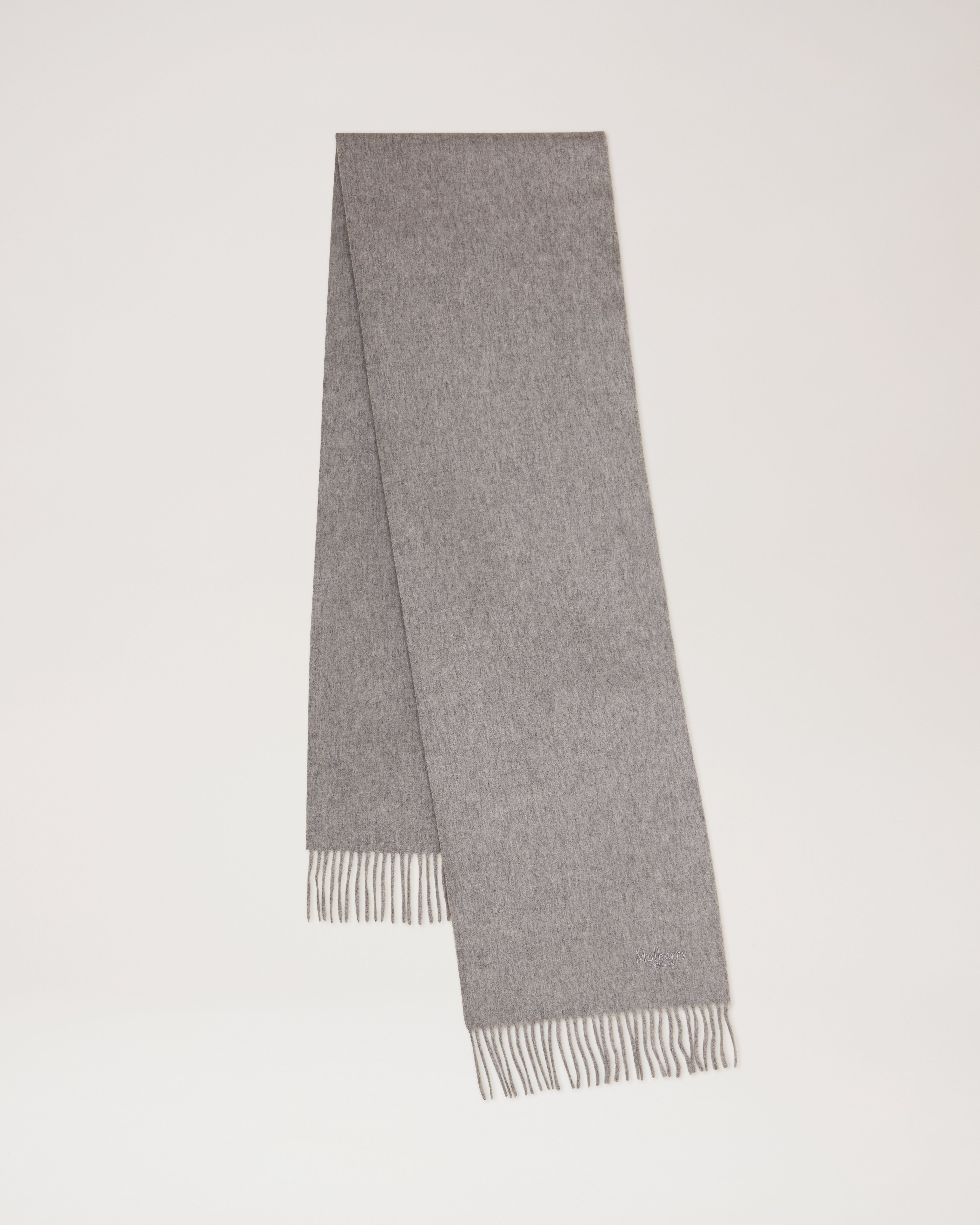 Small Solid Merino Wool Scarf