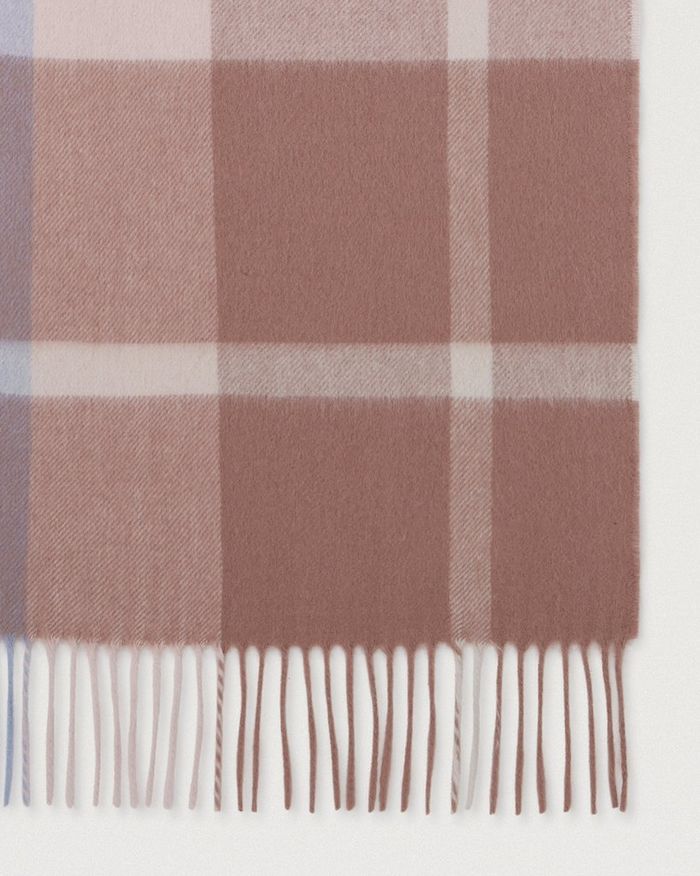 Mulberry | スモール チェック メリノウール マフラー | オータム