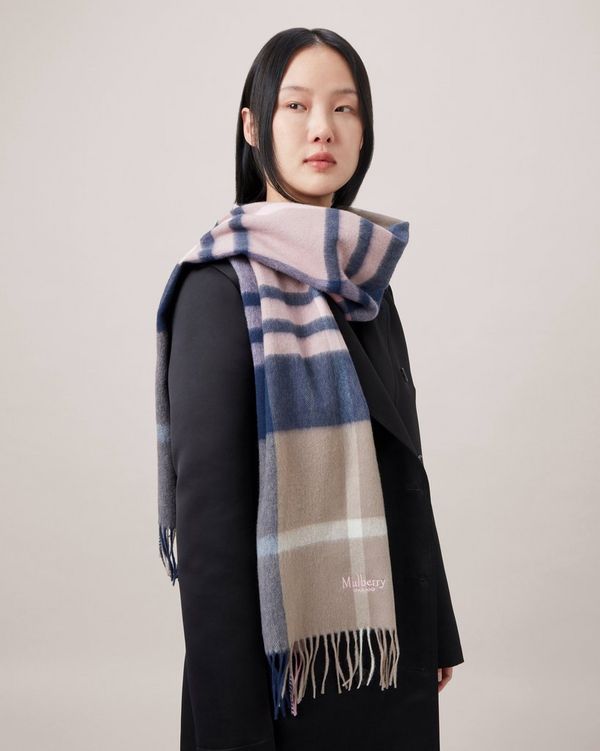 Burberry check merino wool store scarf sale