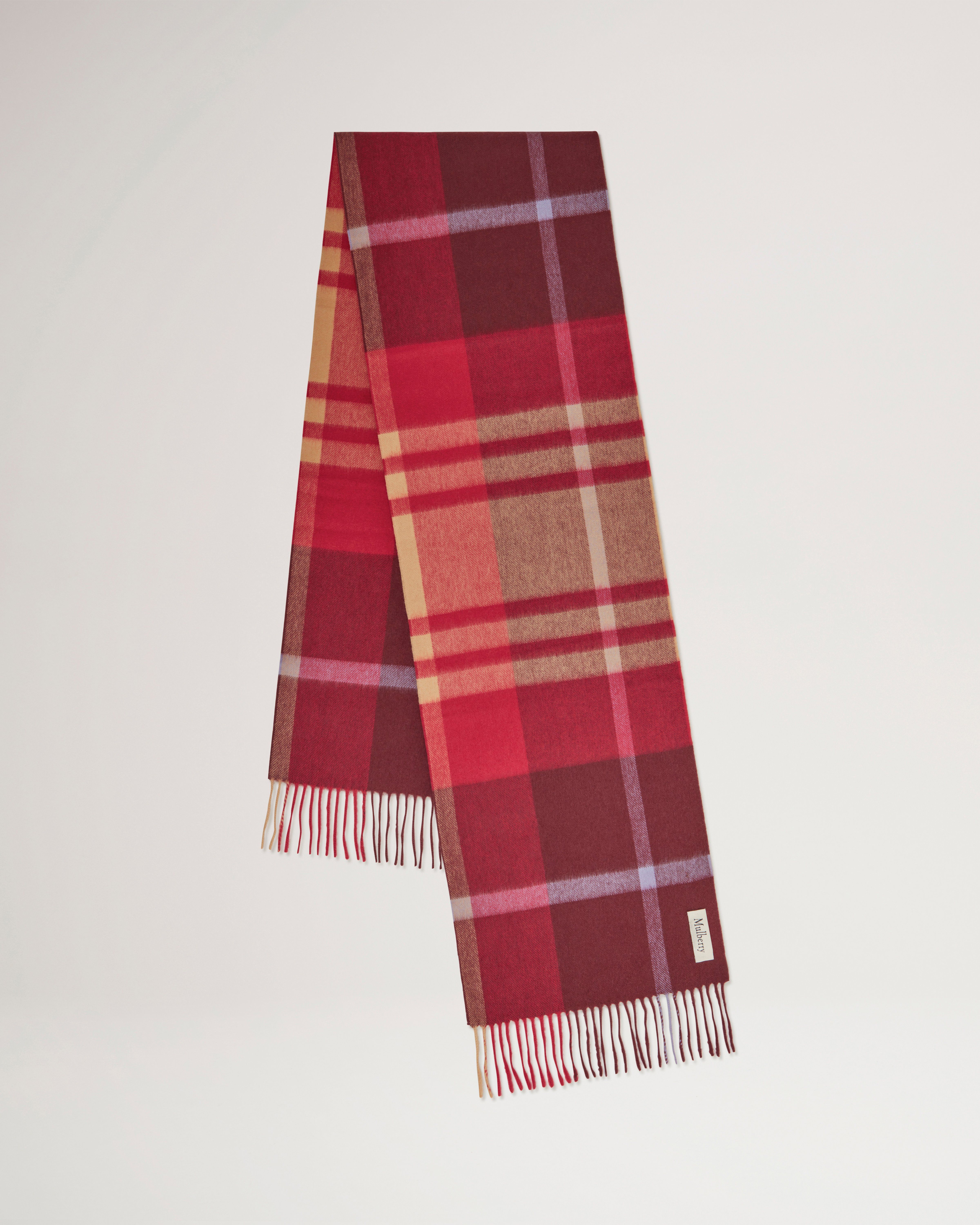 Mulberry deals check scarf