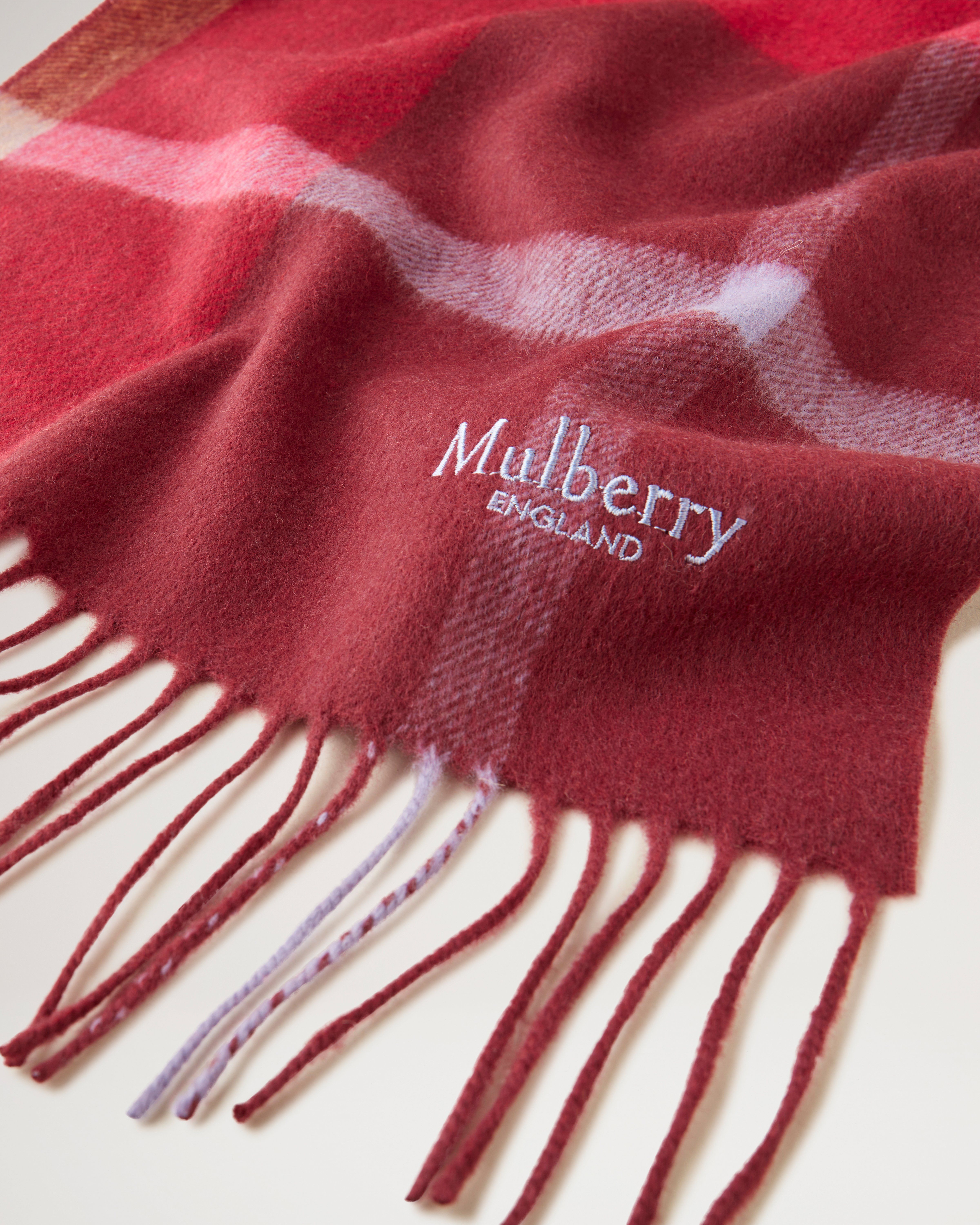 Mulberry deals check scarf