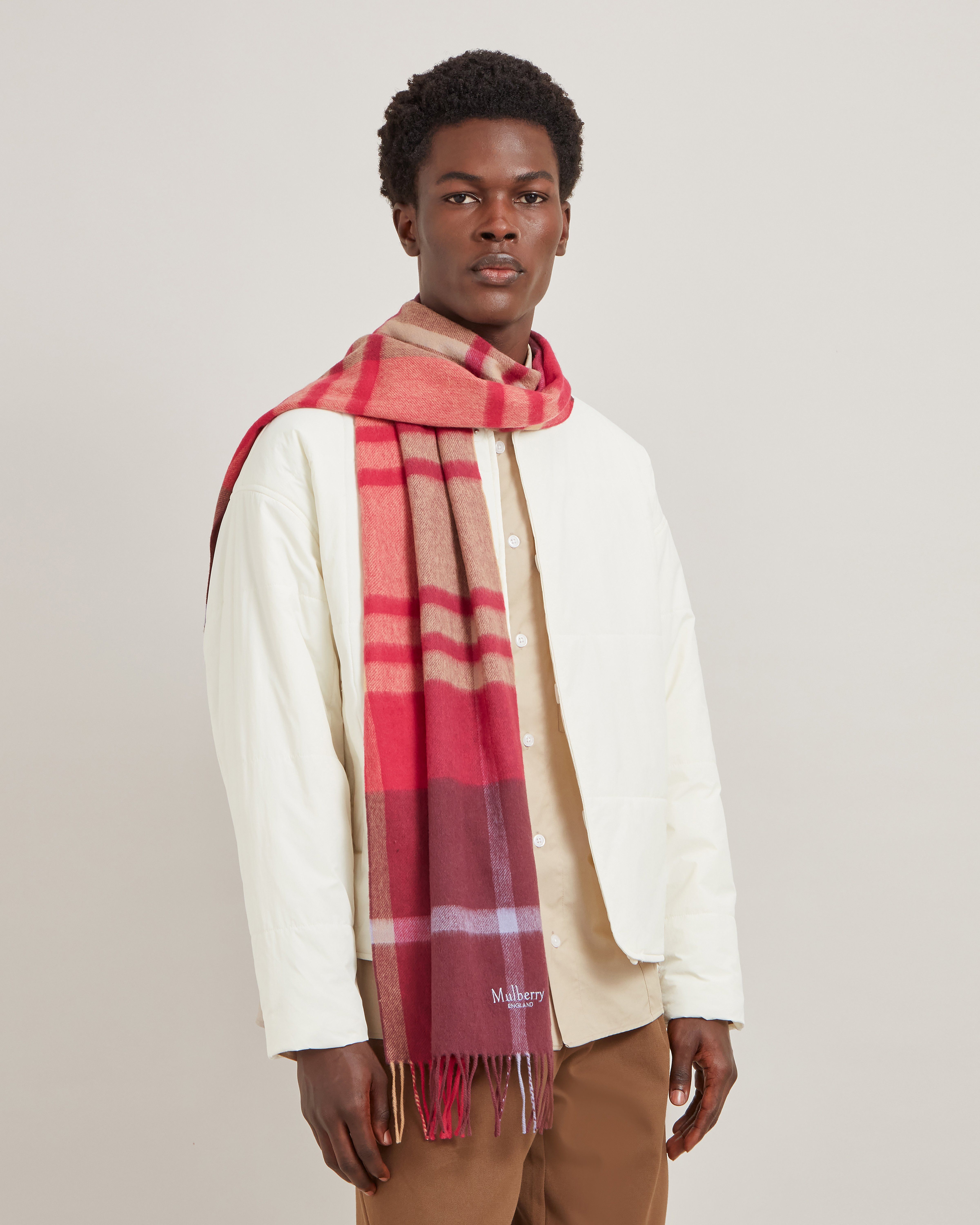 Burberry scarf shop small check