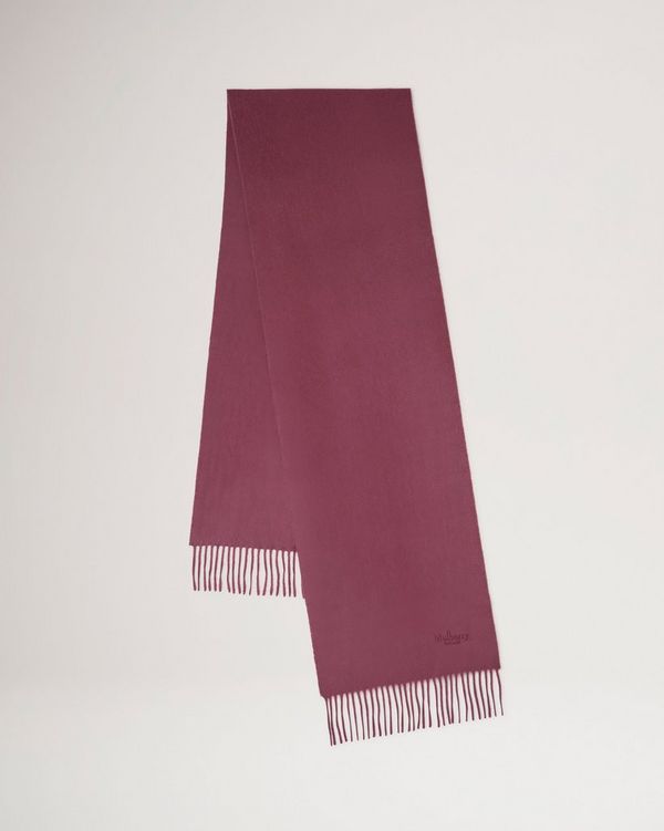 [TOOMUCHTAX] / ☆ BLACK CHERRY BIG SCARF Wispy Hanover Womens Cashmere Square Scarf Burgundy White