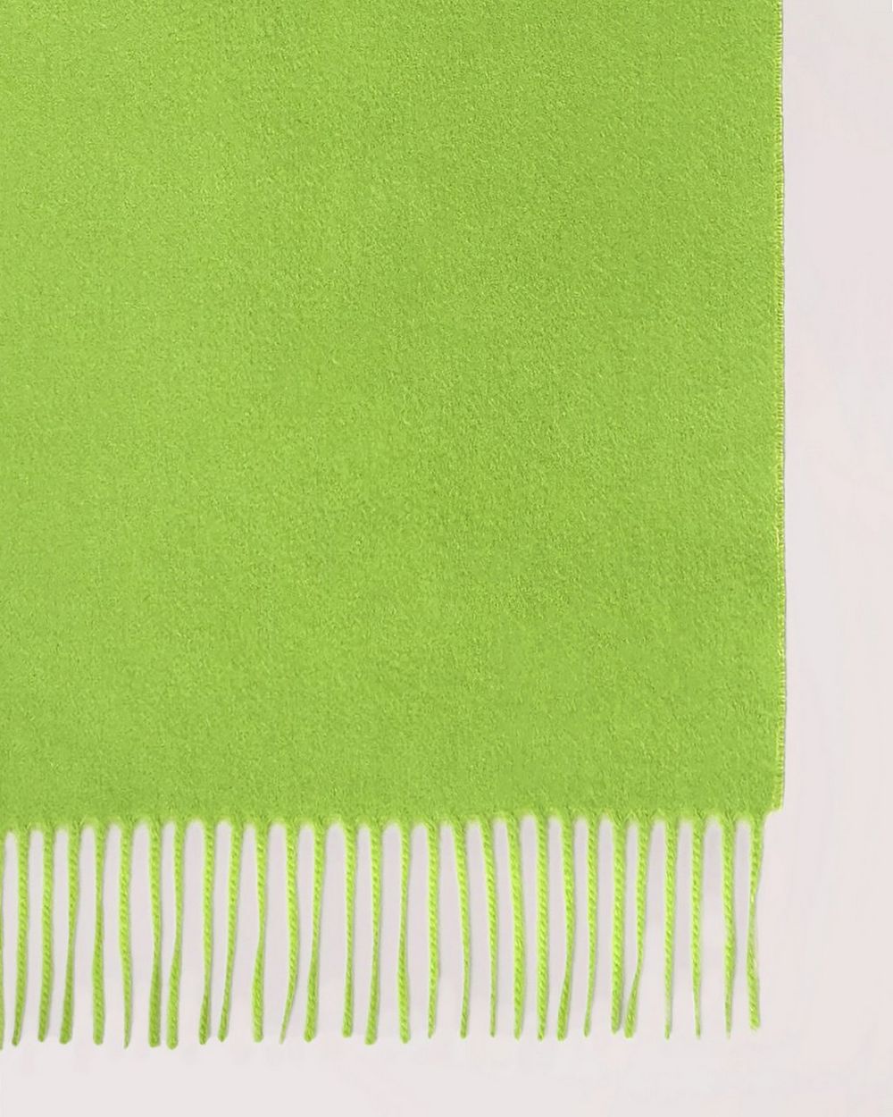 Cashmere Scarf | Acid Green Cashmere | Women | Mulberry
