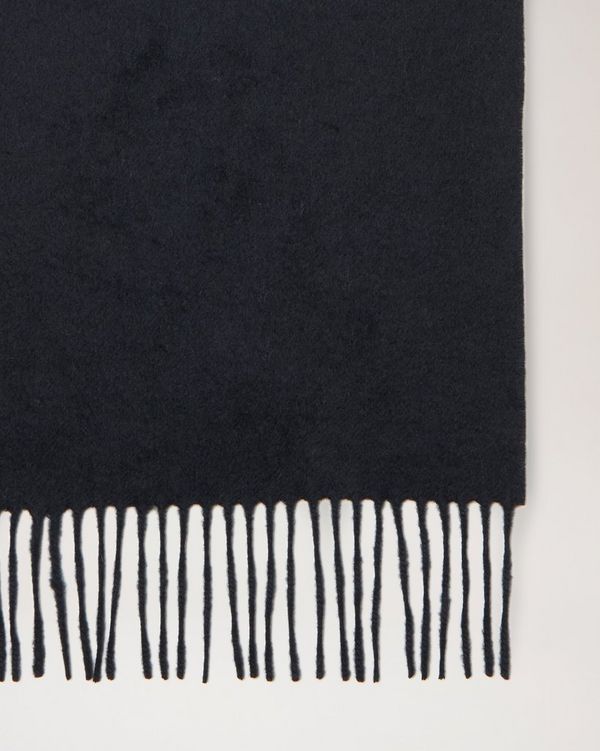 Cashmere Blend Scarf - Black