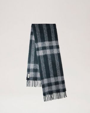 Alpaca Blend Check Scarf