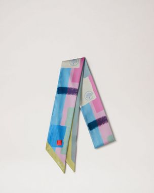 Hand-Painted Bag Scarf