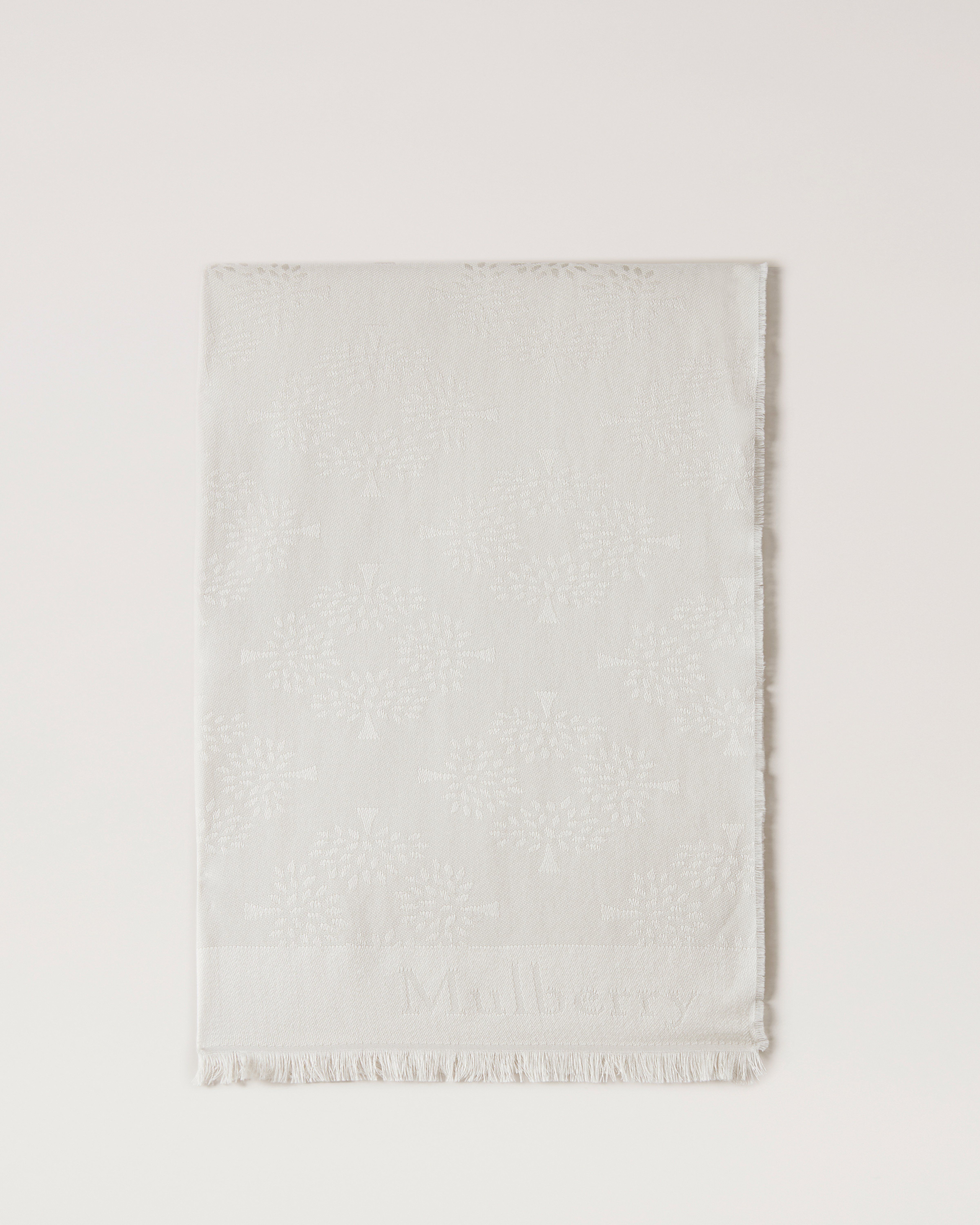 Mulberry 树形标志长方形围巾