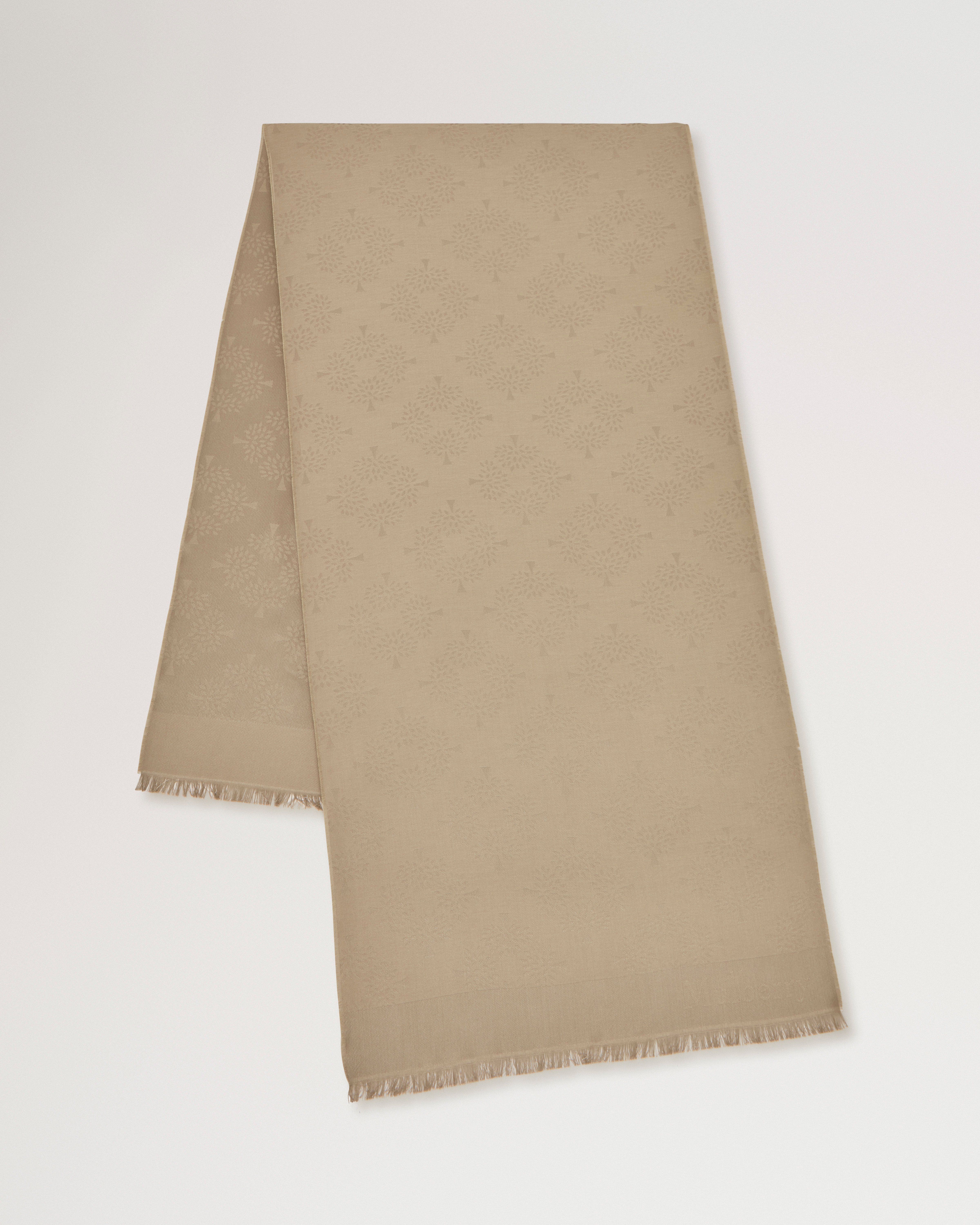 Mulberry 树形标志长方形围巾