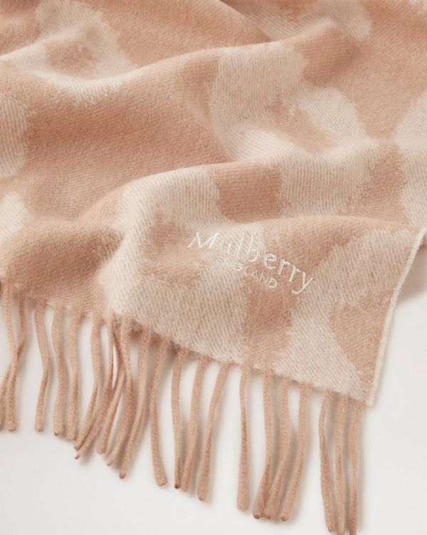 Leopard Merino Wool Scarf