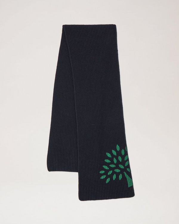 Mulberry black hot sale scarf