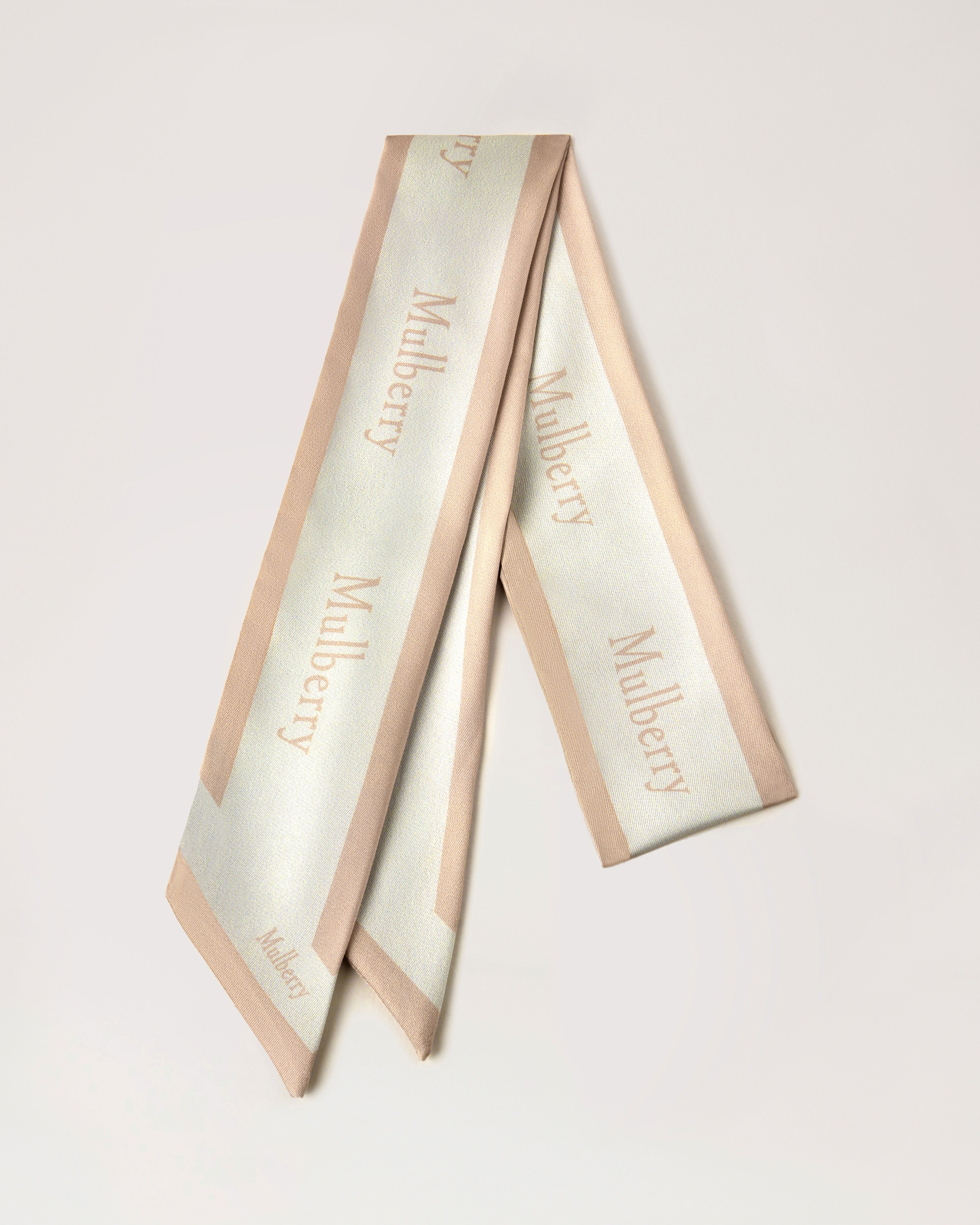 ロゴボーダー スキニー スカーフ