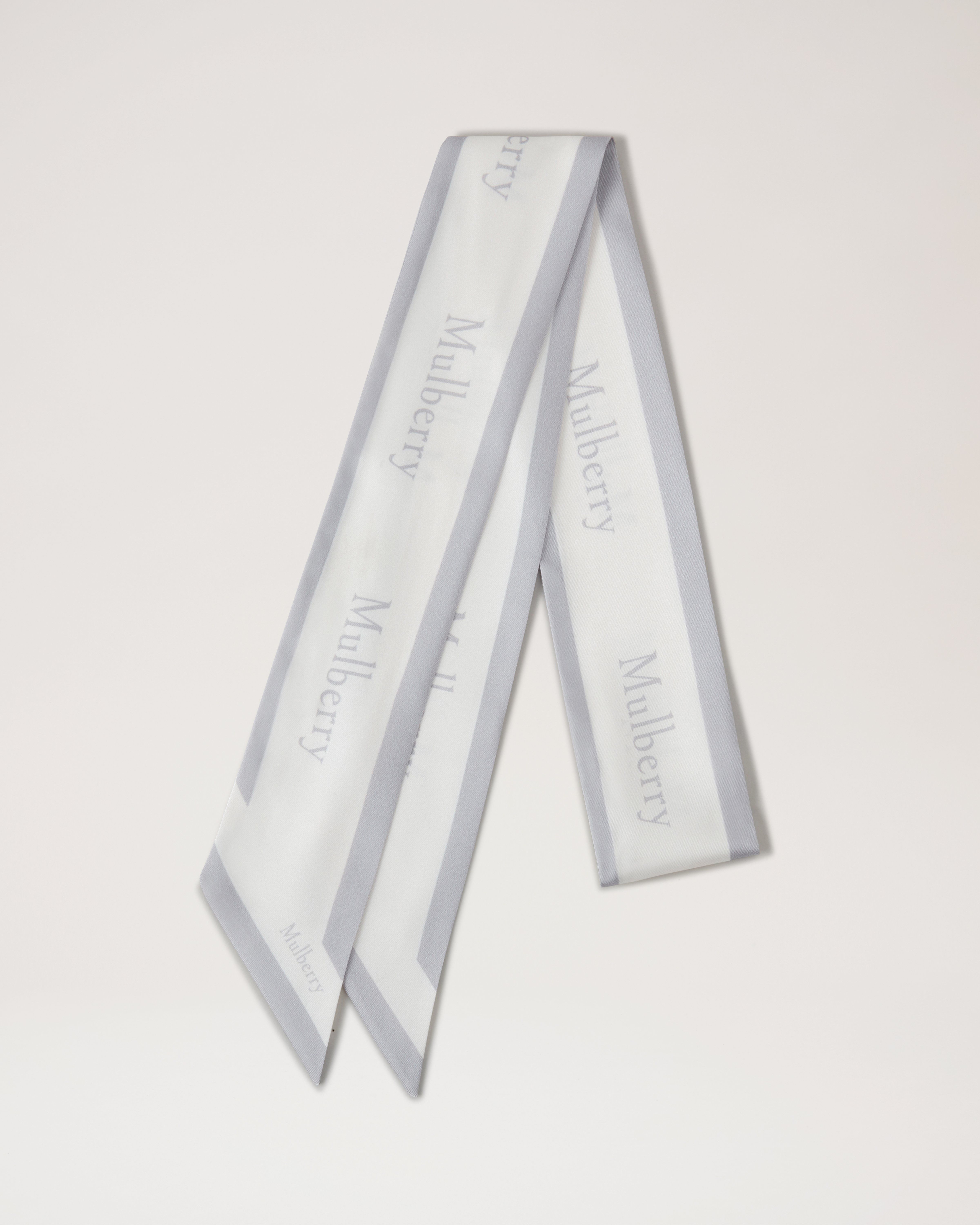 Skinny Scarf - Logo Border