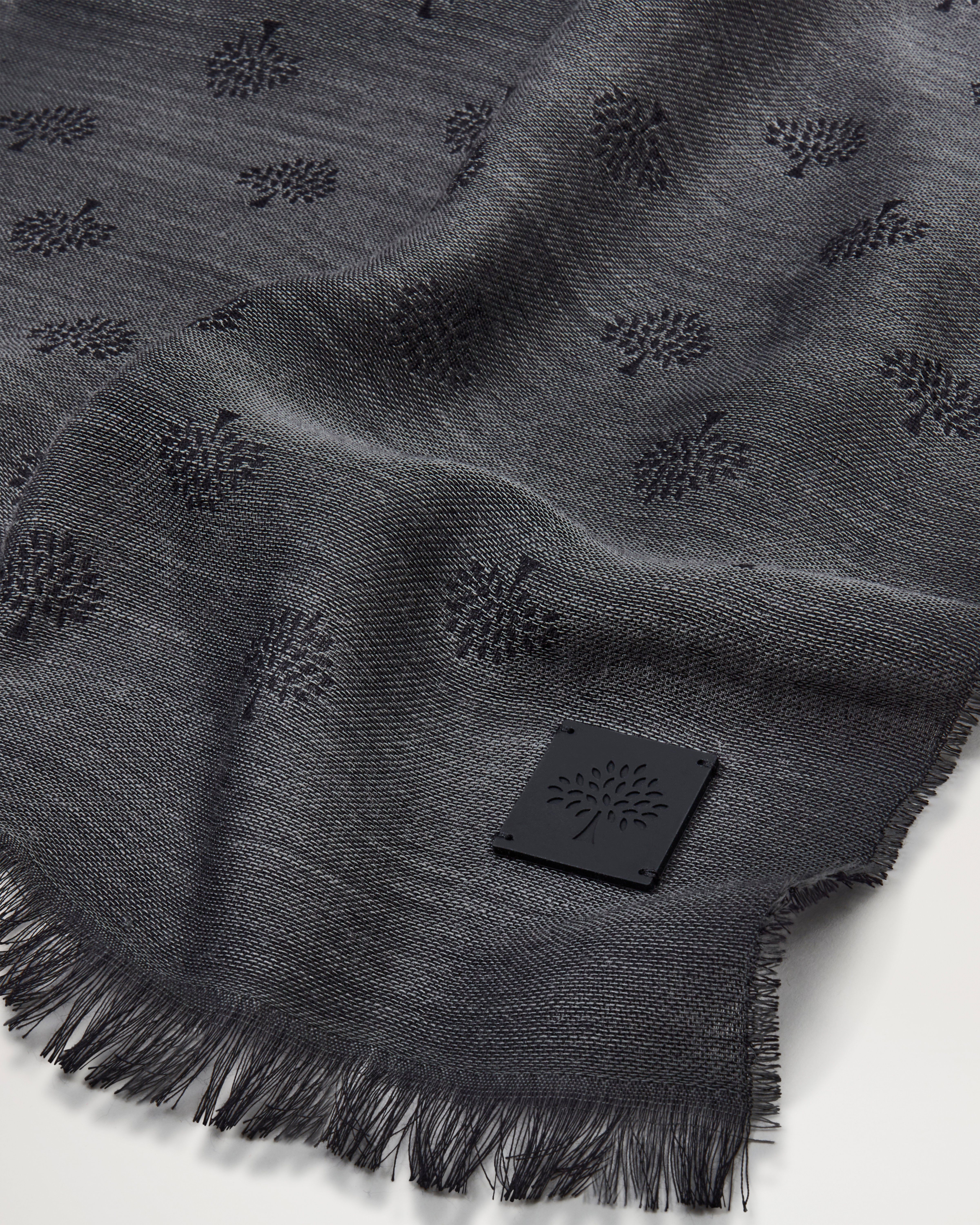 Mulberry Tree Jacquard Rectangular Scarf
