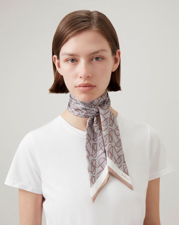 Louis Vuitton, monogram scarf in beige - Unique Designer Pieces