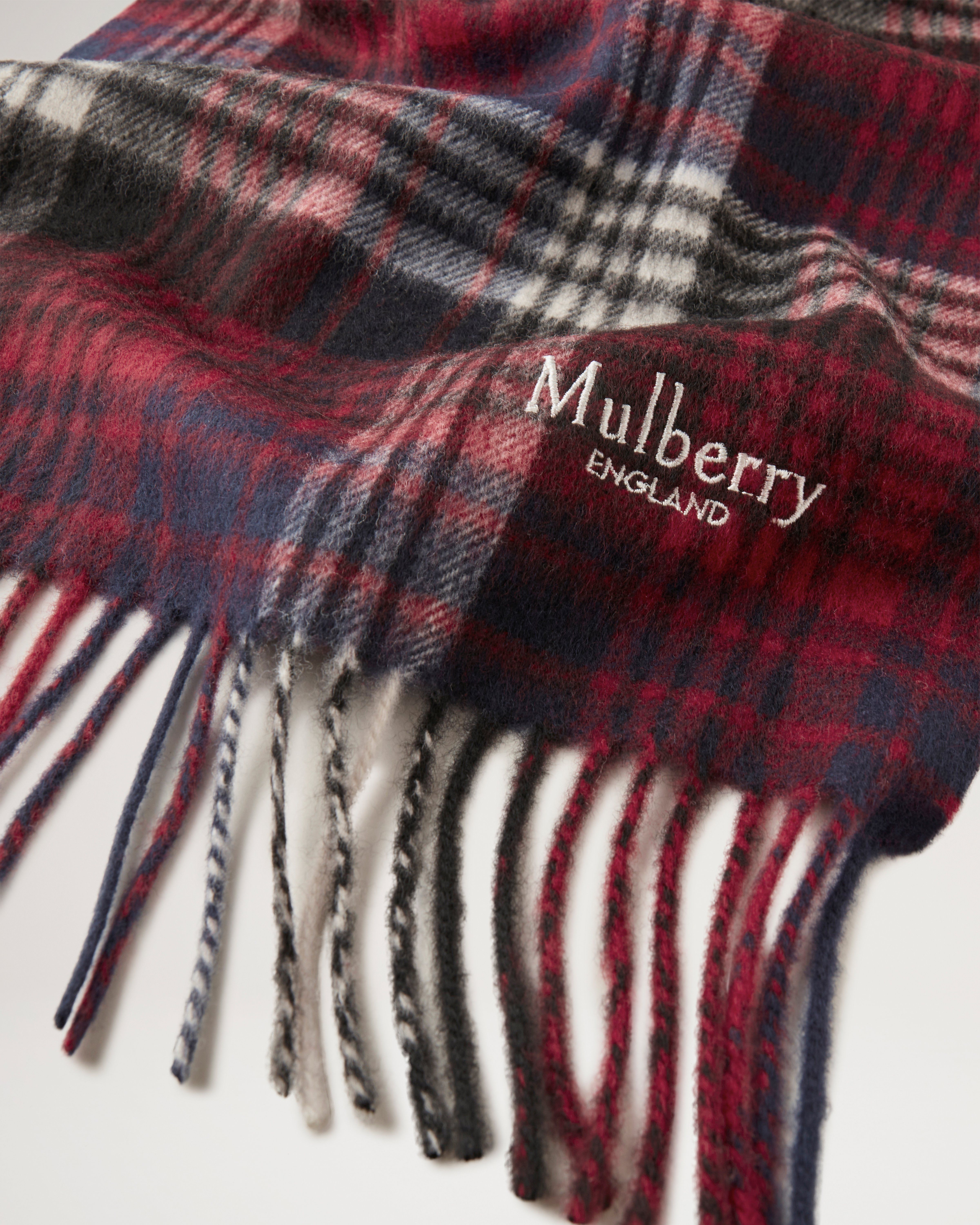 Mulberry Heritage Check Scarf