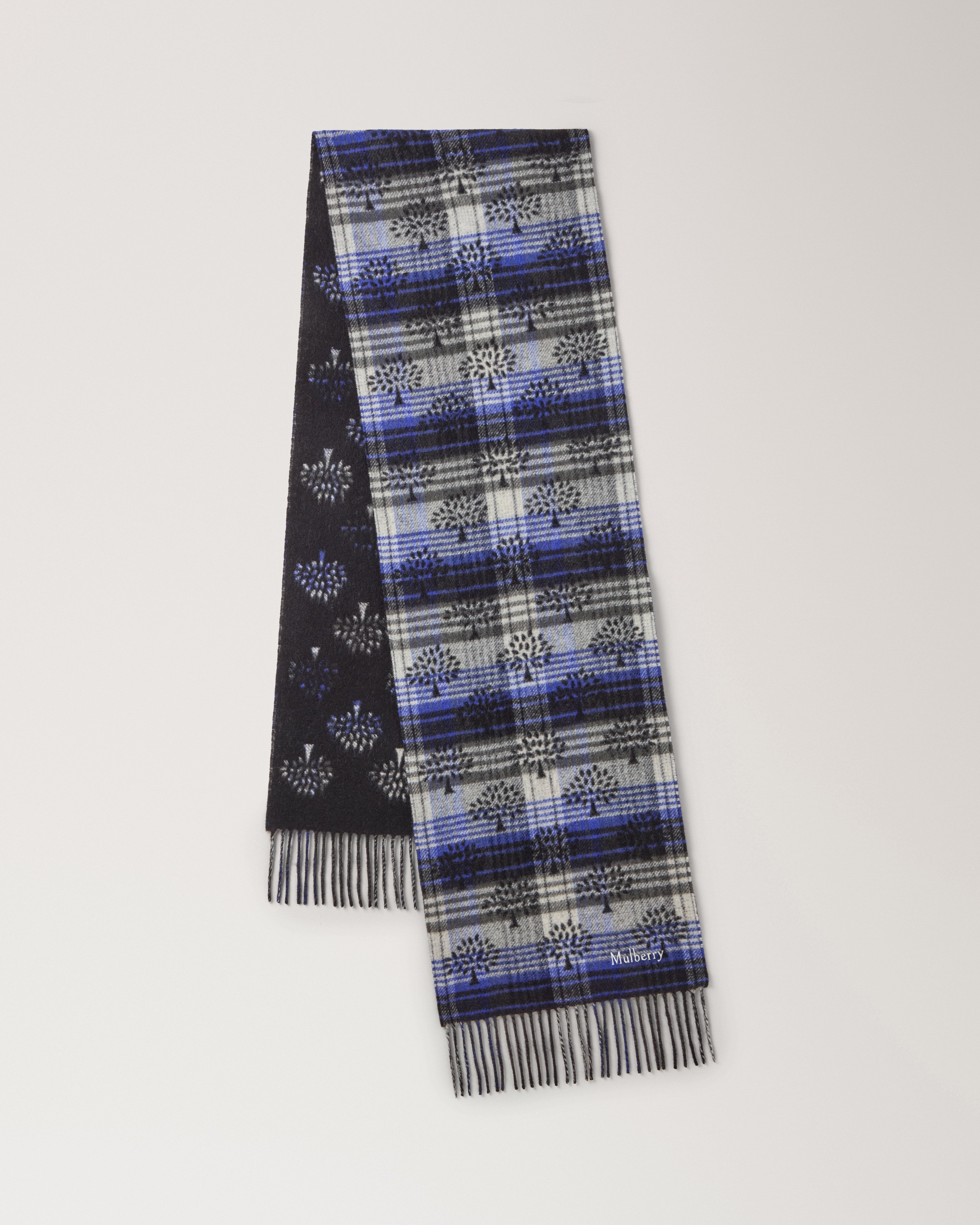 Mulberry Heritage Check & Tree Scarf