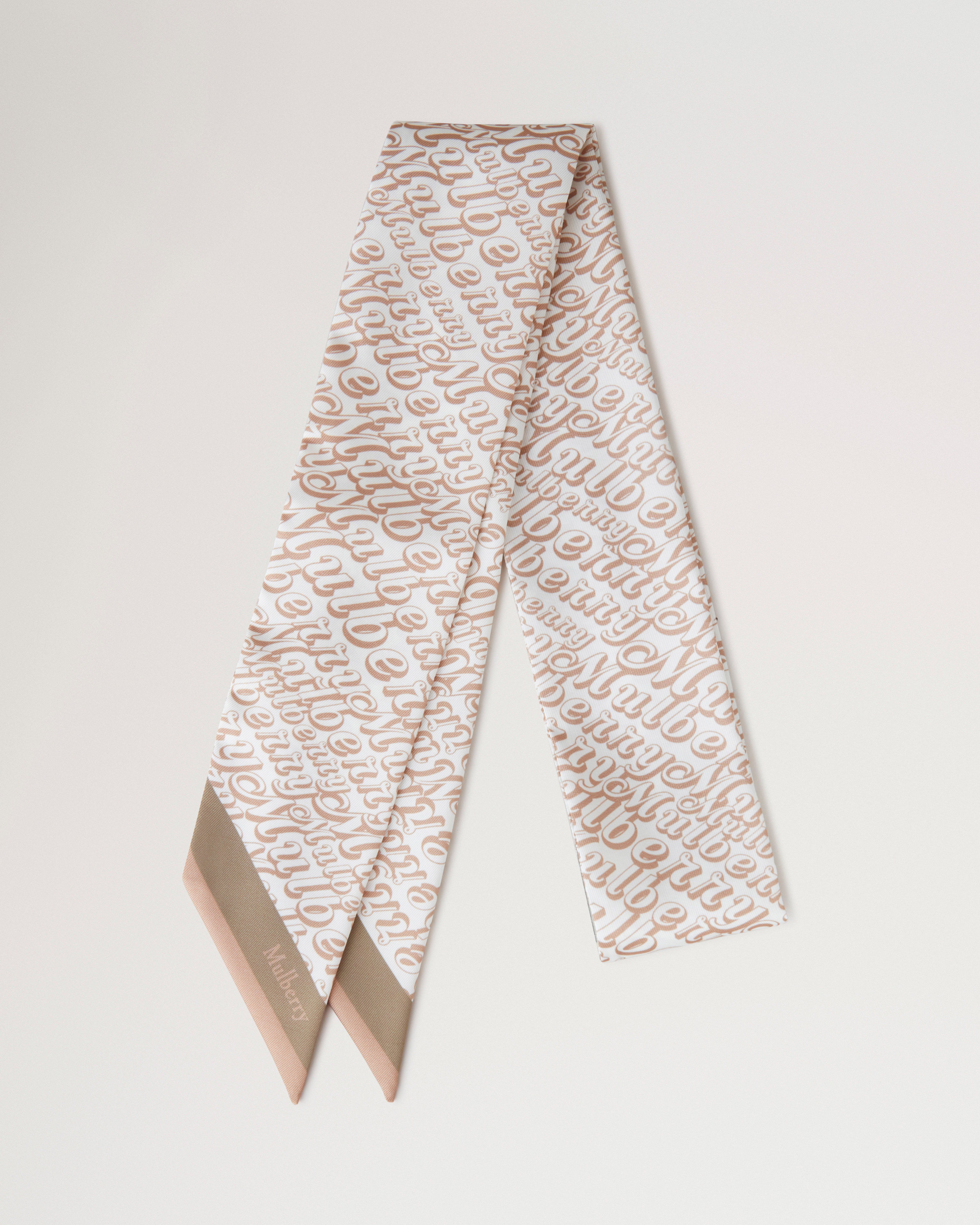 Skinny Scarf - Fantasy Mulberry Logo