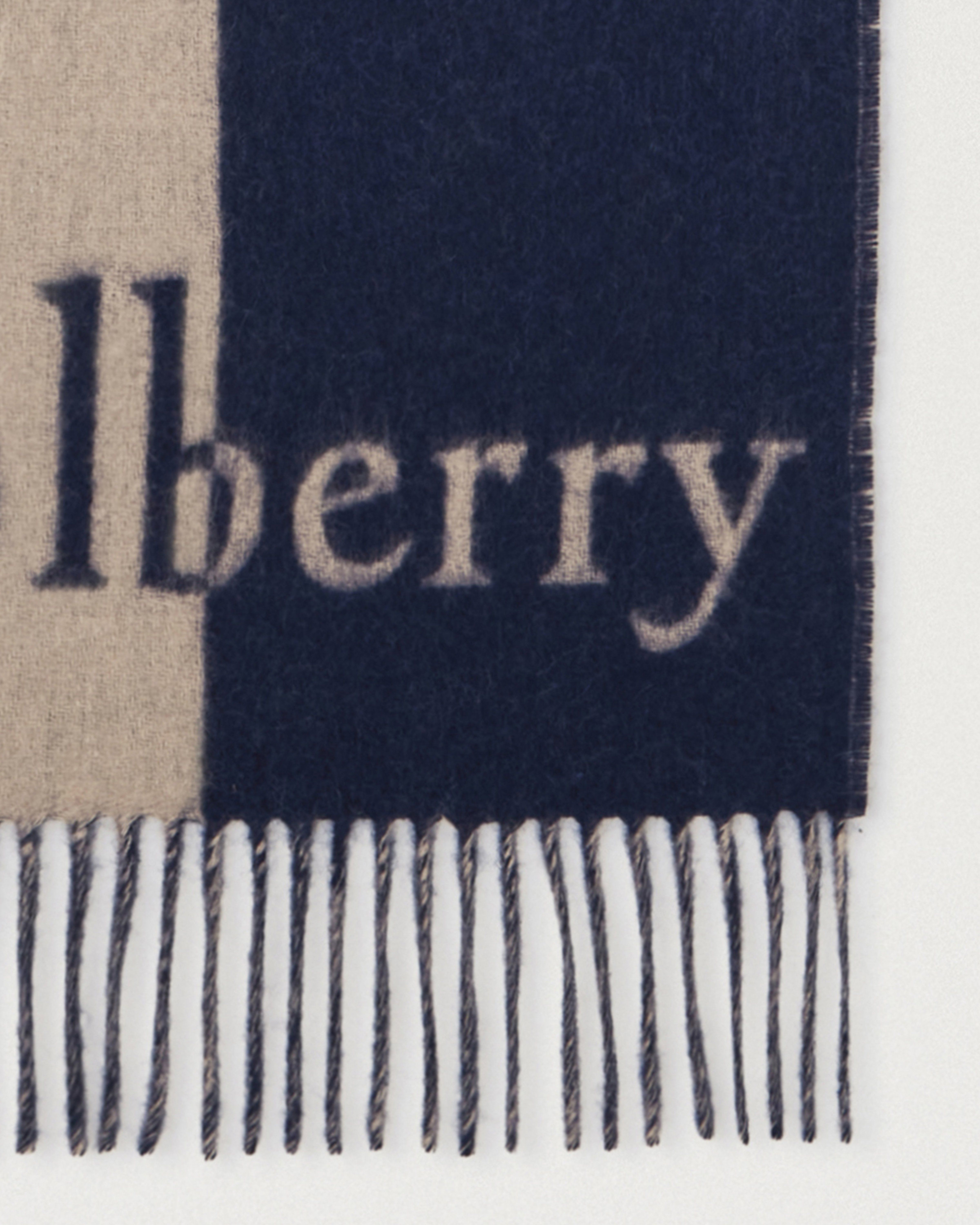 Reversible Mulberry Tree & Logo Scarf