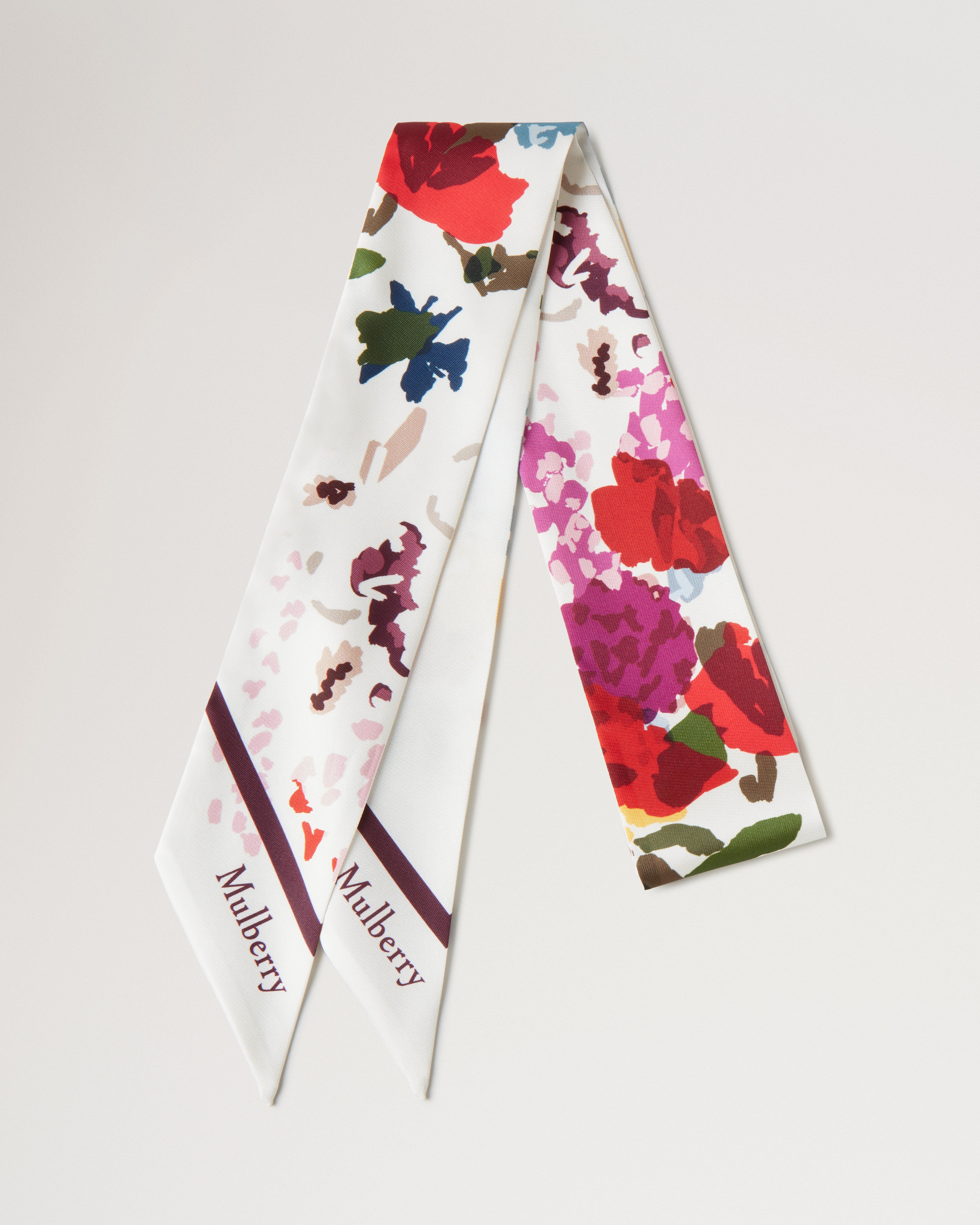 Skinny Scarf - Winter Floral