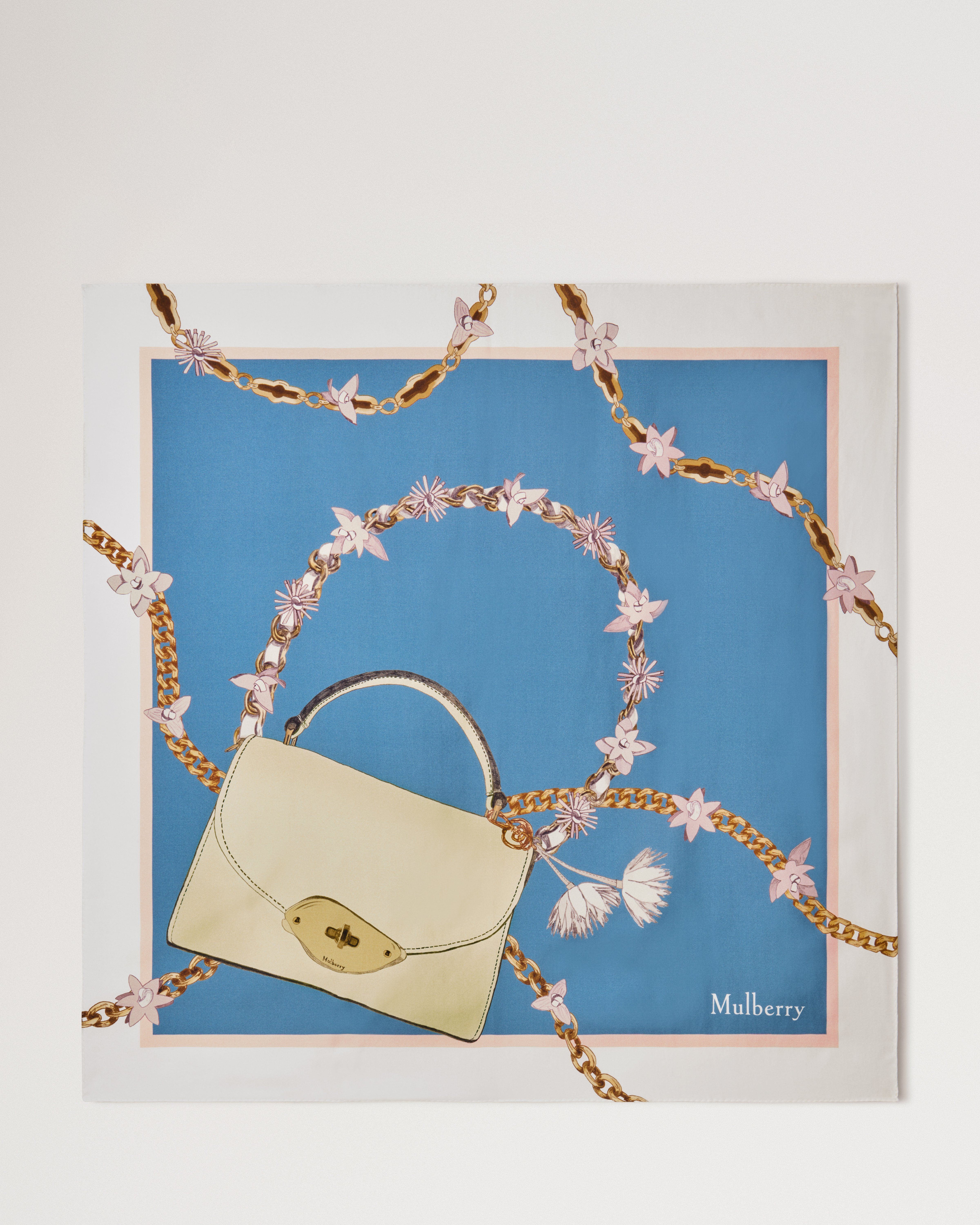 Halstuch mit Lana Tasche und Ketten