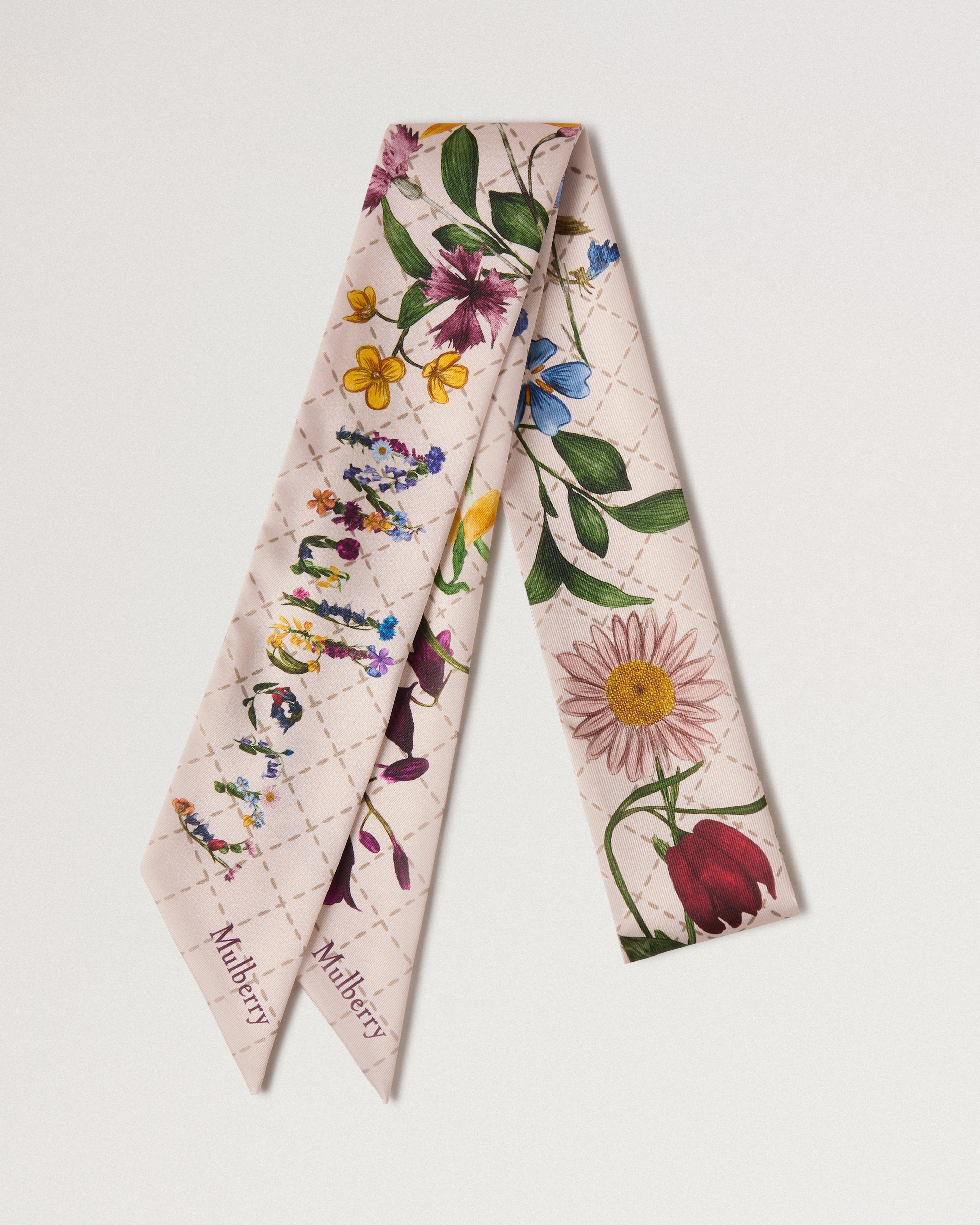 Schmaler Schal – Wildblume