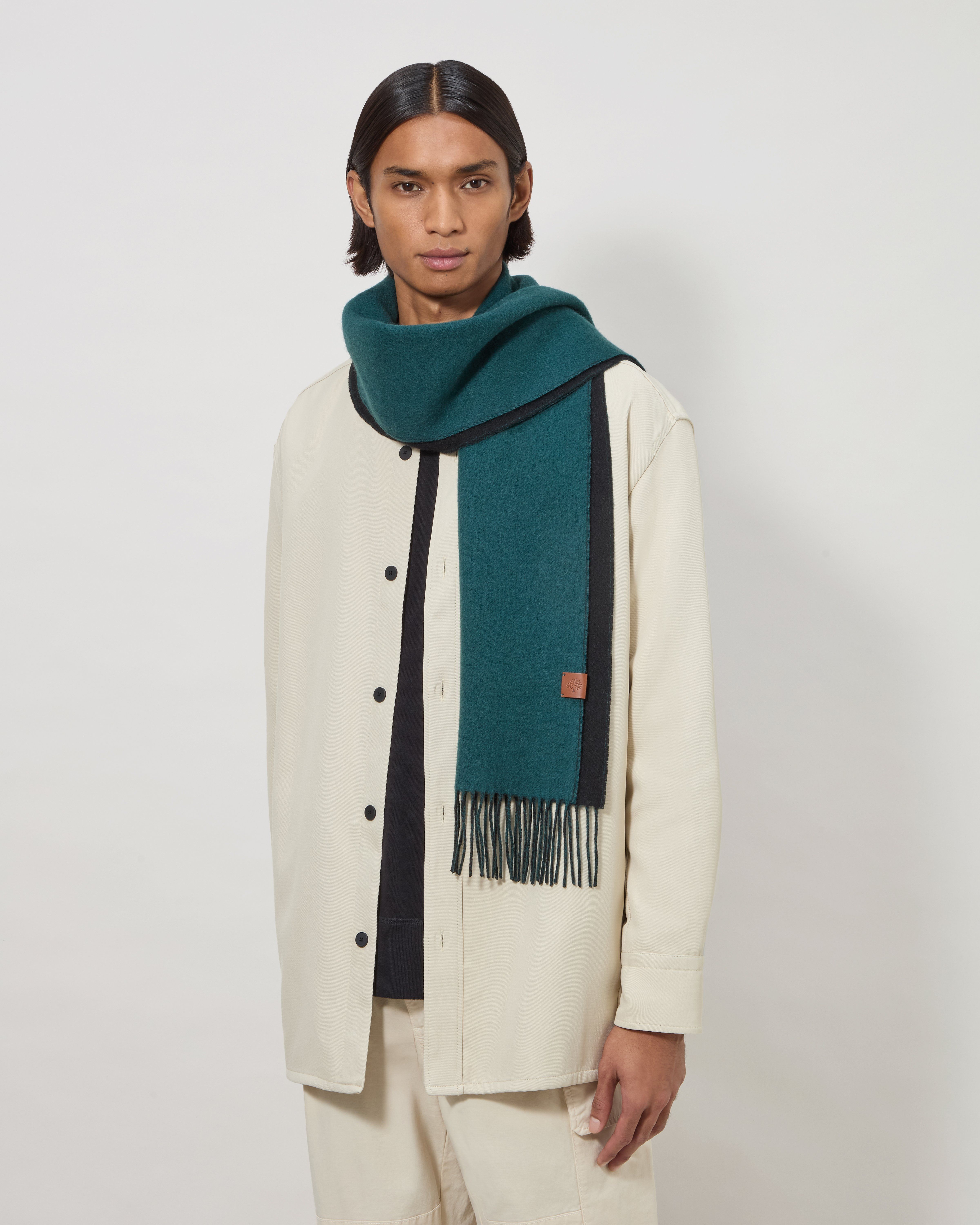 Mulberry | リバーシブル カシミヤ バイカラー マフラー | マルベリー