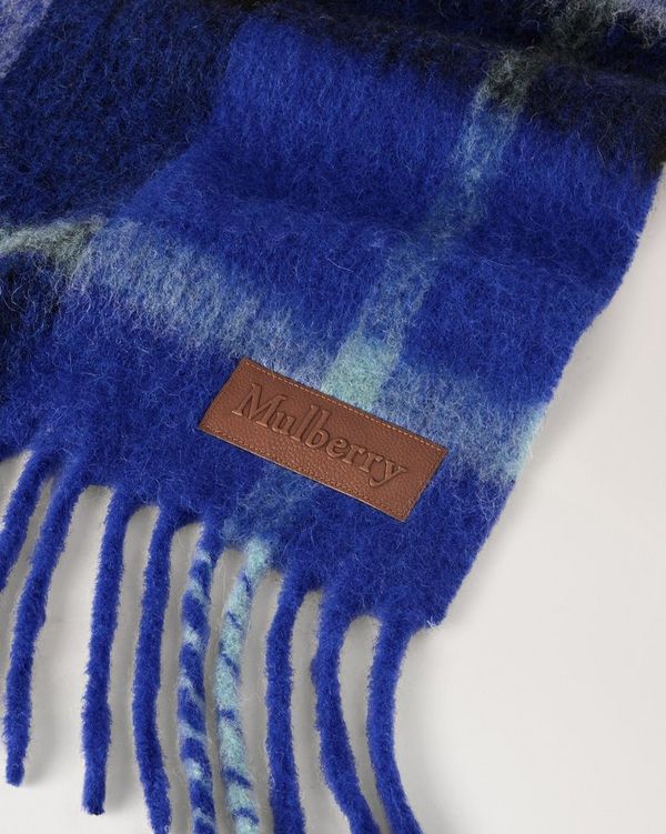 Mulberry | オーバーサイズ チェック テクスチャード マフラー