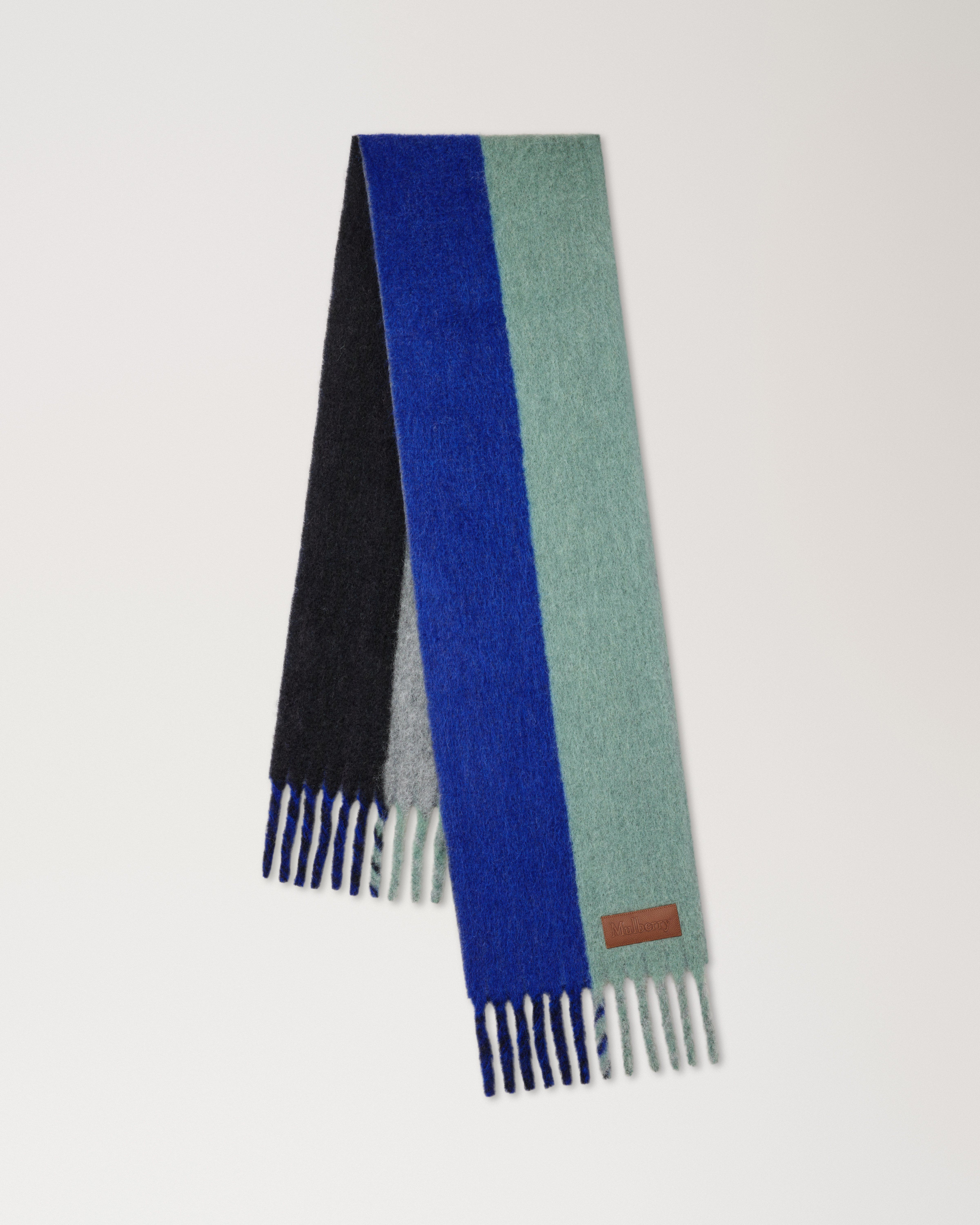 Colour Block Textured Scarf