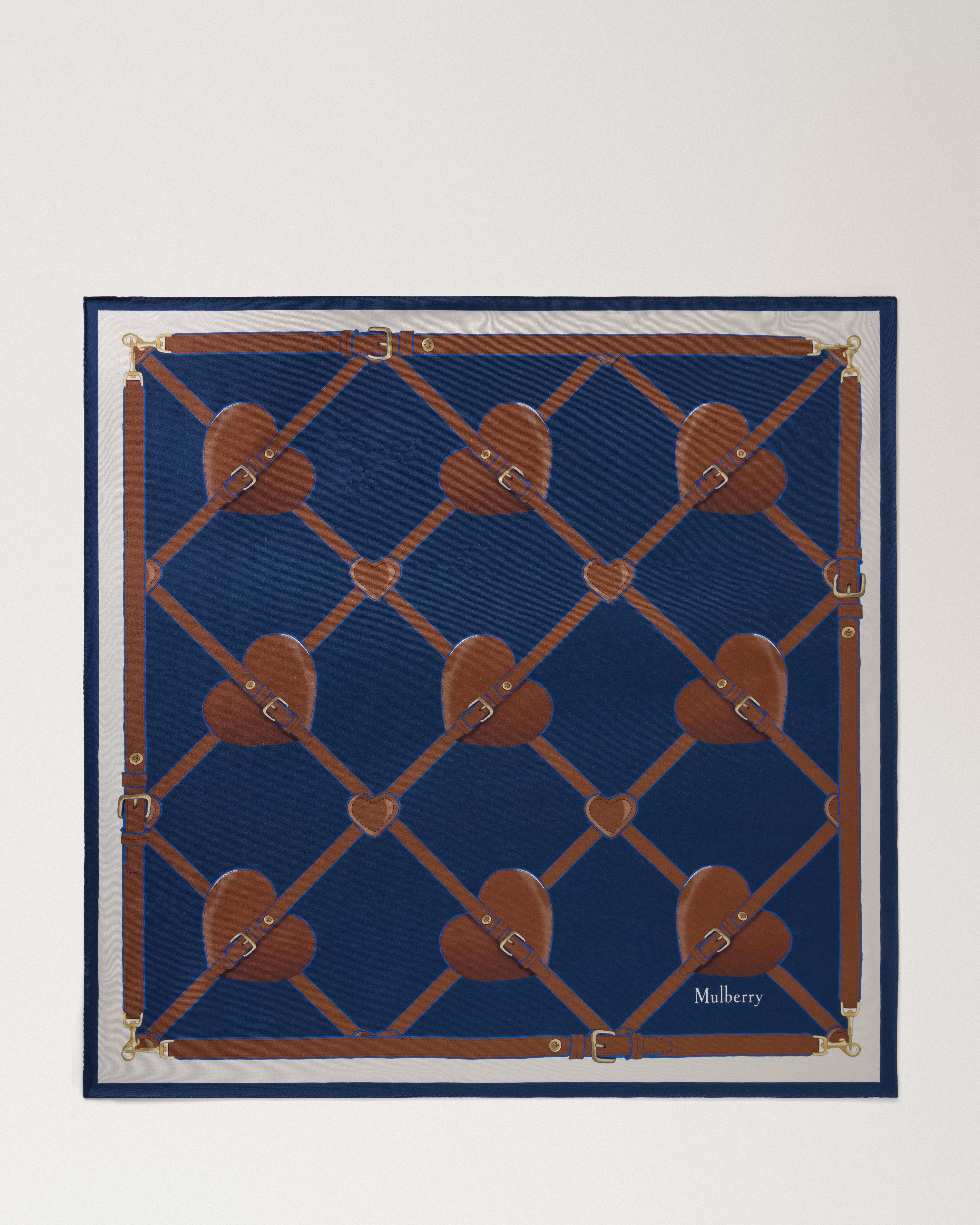 Square Scarf - Heart Pockets