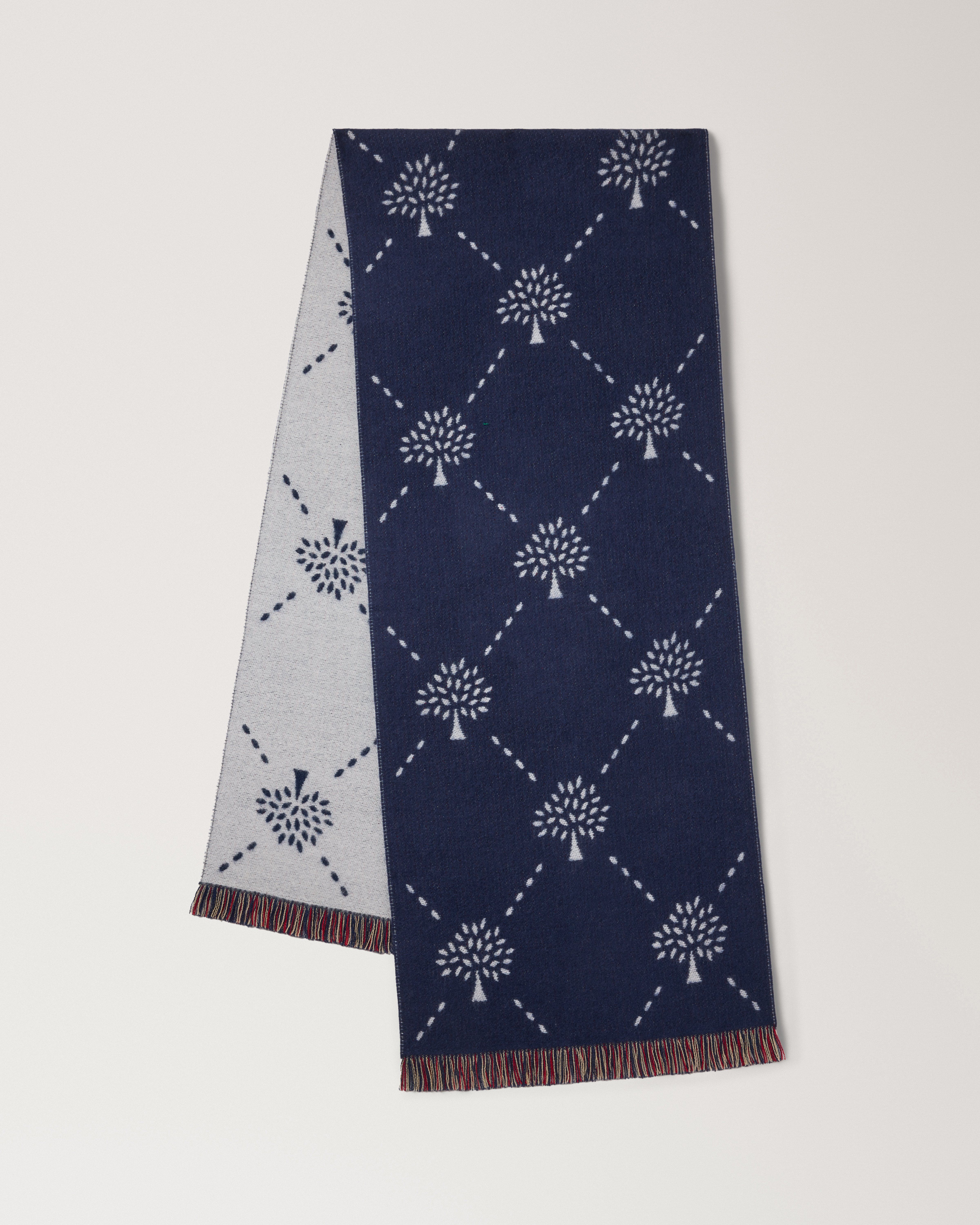 Jacquard-Schal Mulberry Diamond Tree