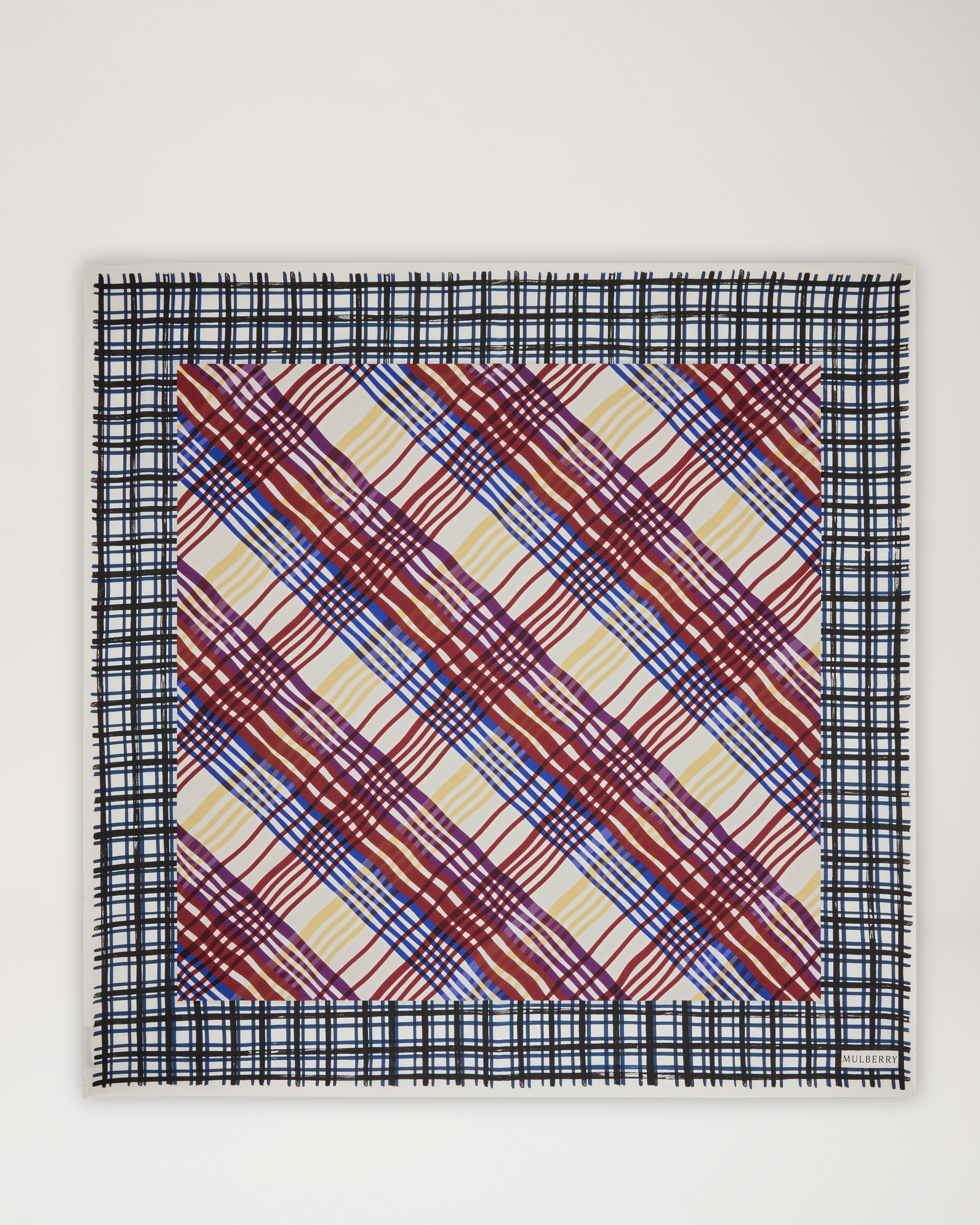 Large Square Scarf - Carnival Check